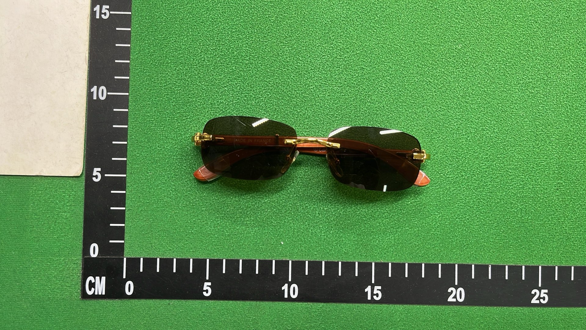 Gold Rimless Eyeglasses Frame 58777 - Elegant Transparent Optical Glasses