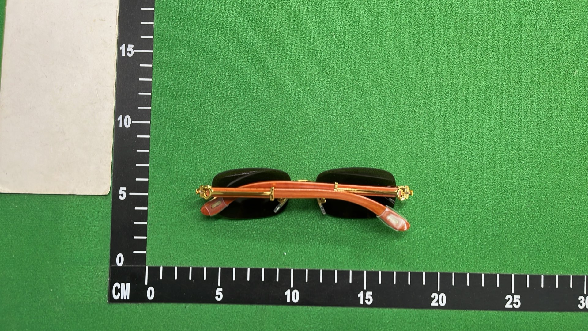 Gold Rimless Eyeglasses Frame 58777 - Elegant Transparent Optical Glasses