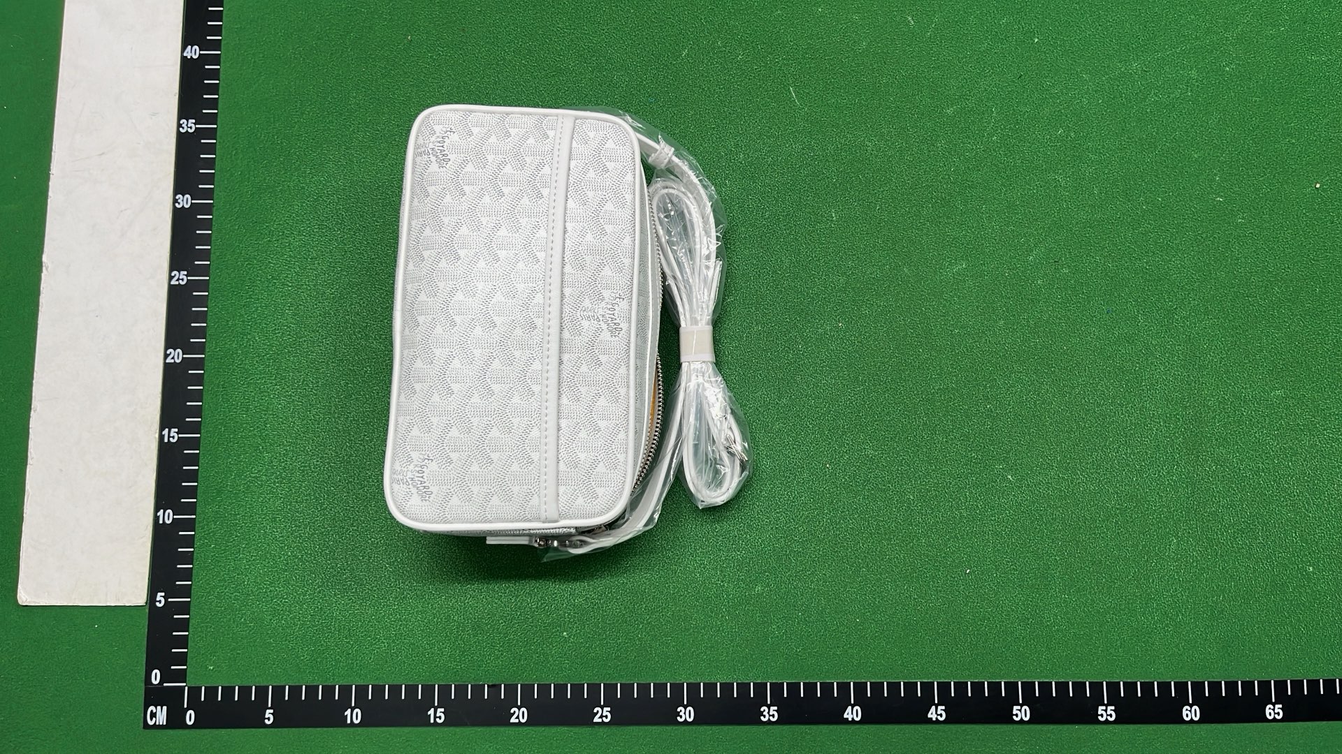 Goyard Yellow Monogram Canvas Crossbody Bag