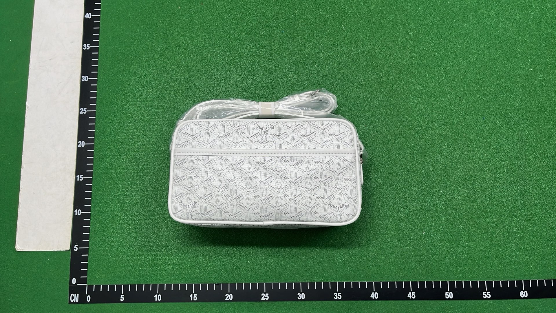 Goyard Yellow Monogram Canvas Crossbody Bag