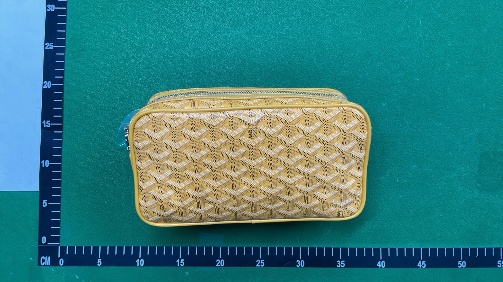 Goyard Yellow Monogram Canvas Crossbody Bag