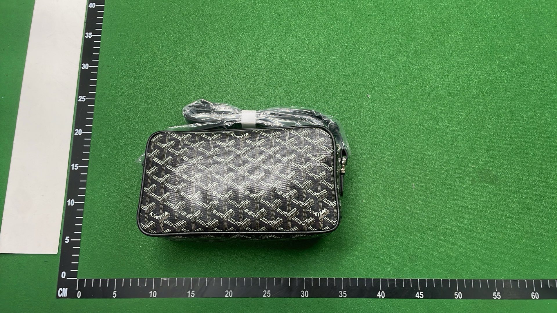 Goyard Yellow Monogram Canvas Crossbody Bag