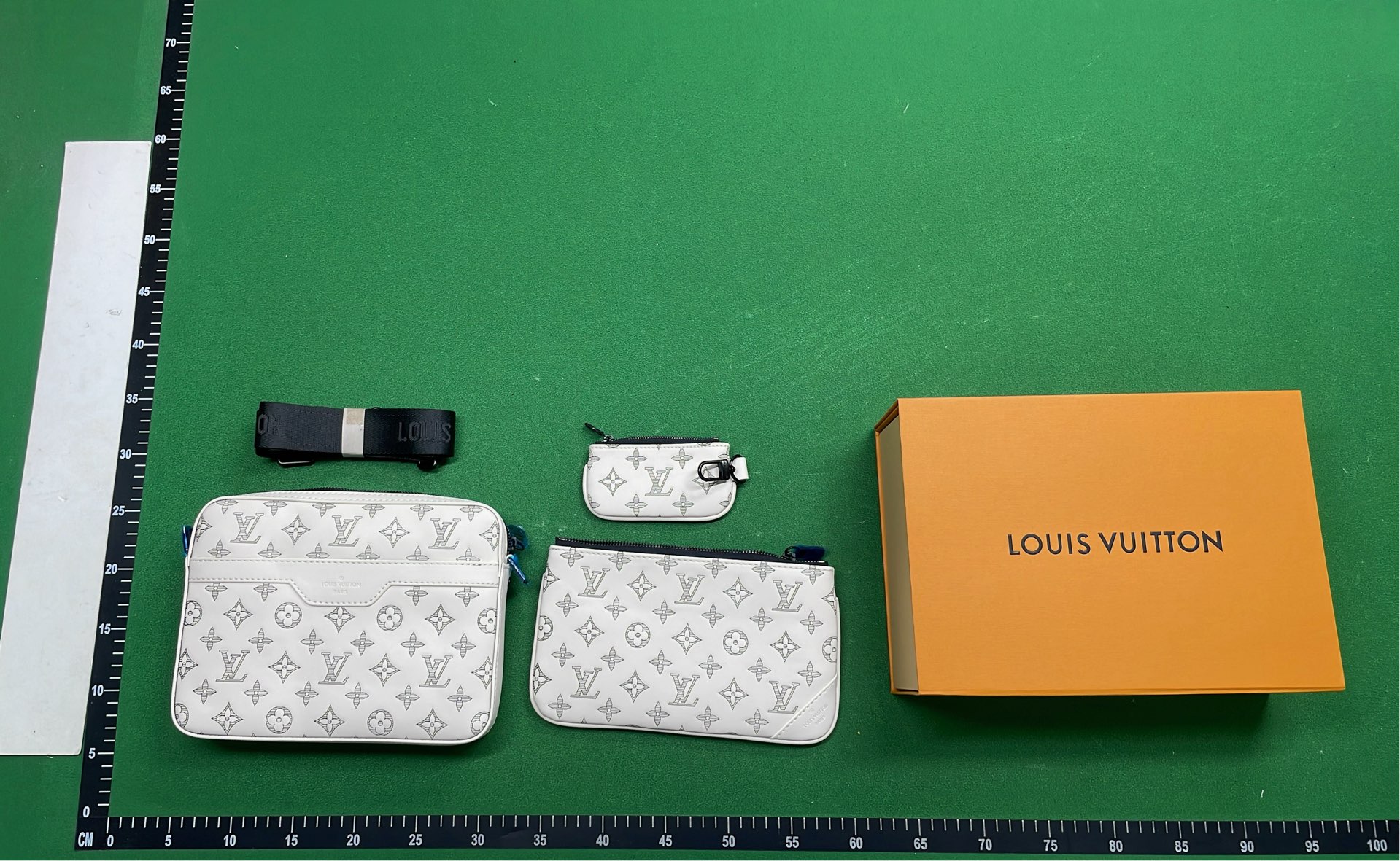 LV Monogram Messenger Bag for Men Women