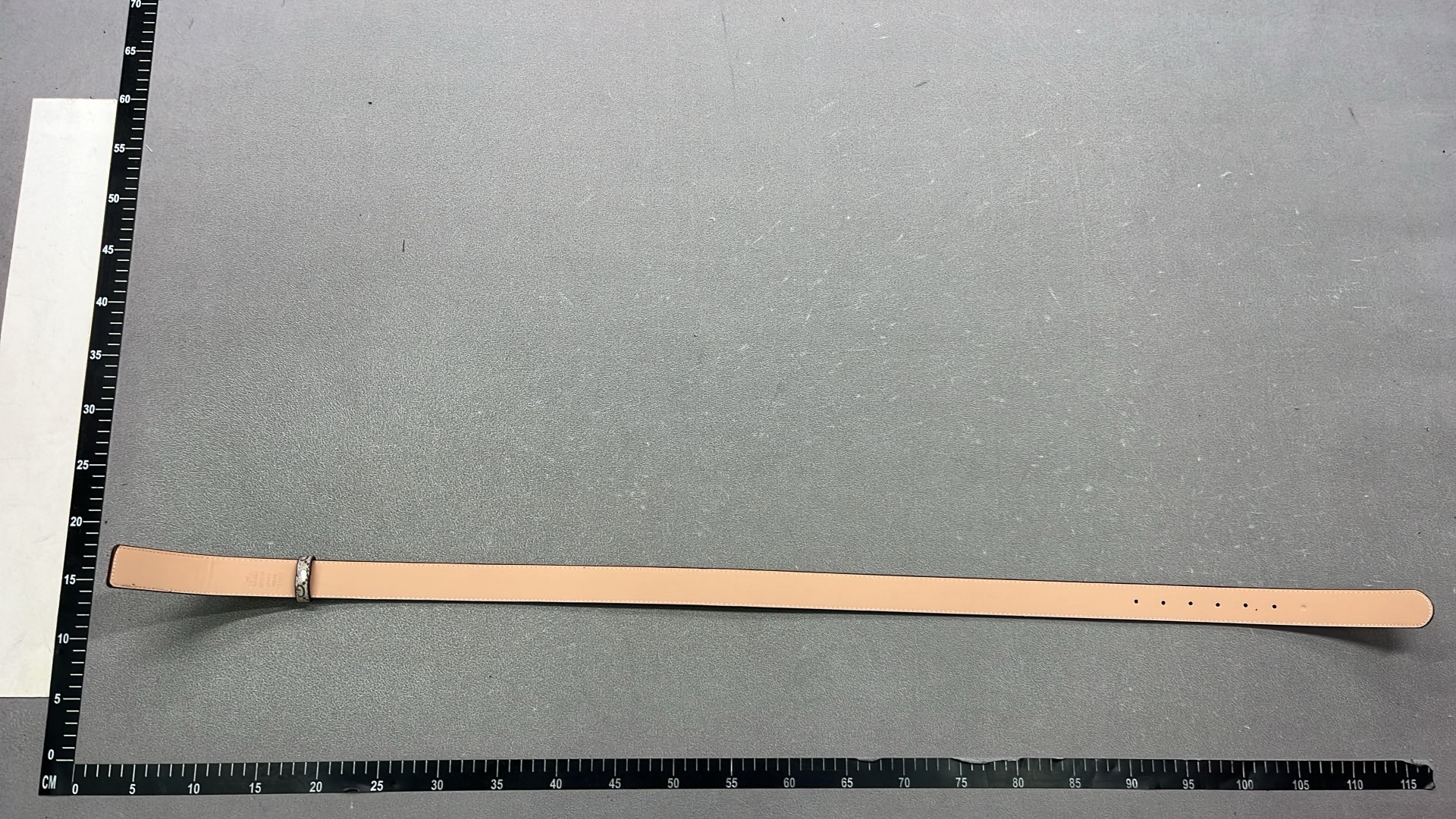 Louis Vuitton Monogram Leather Belt with LV Buckle