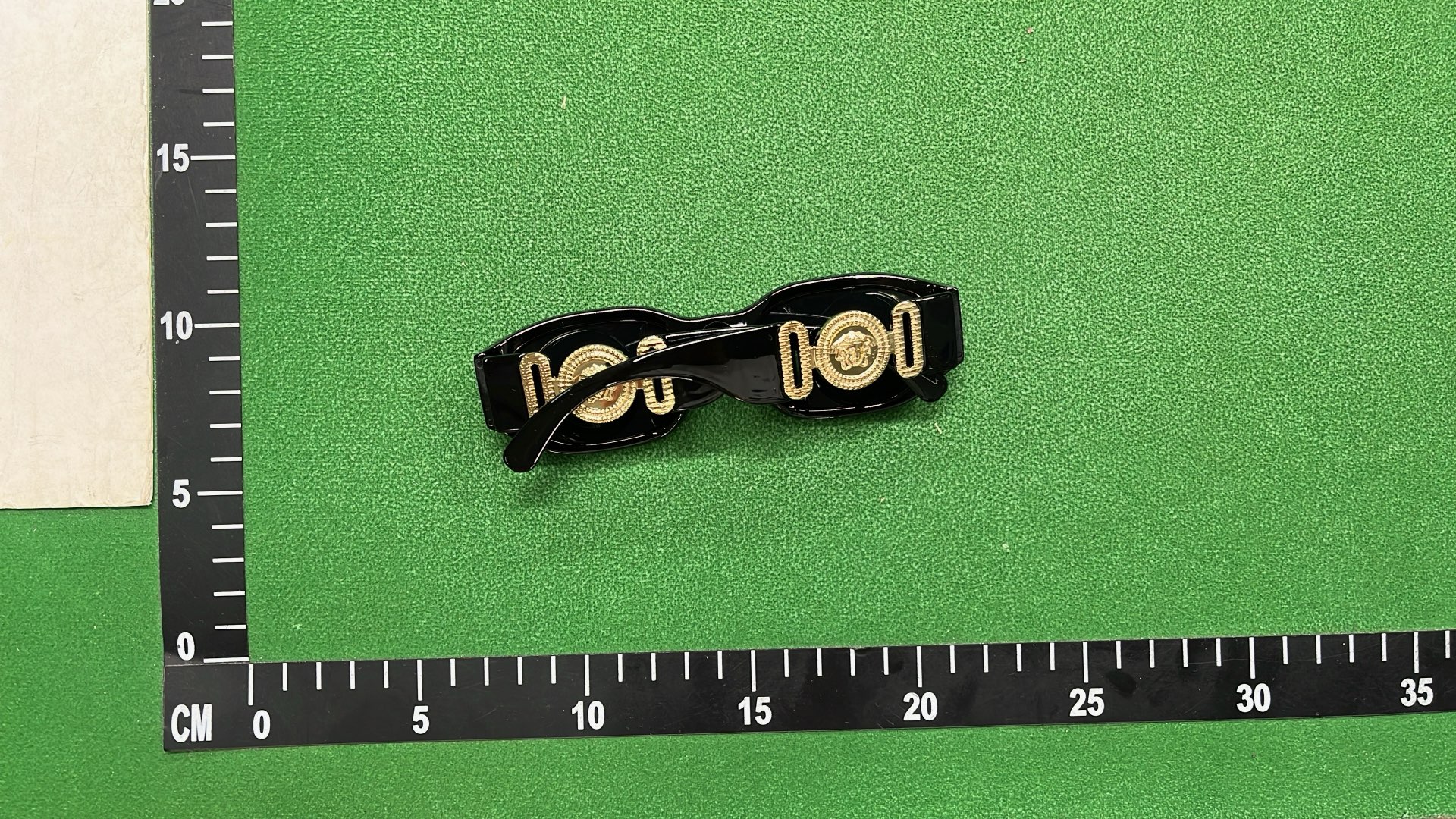 Versace Tortoise Shell Sunglasses with Gold Medusa Emblem