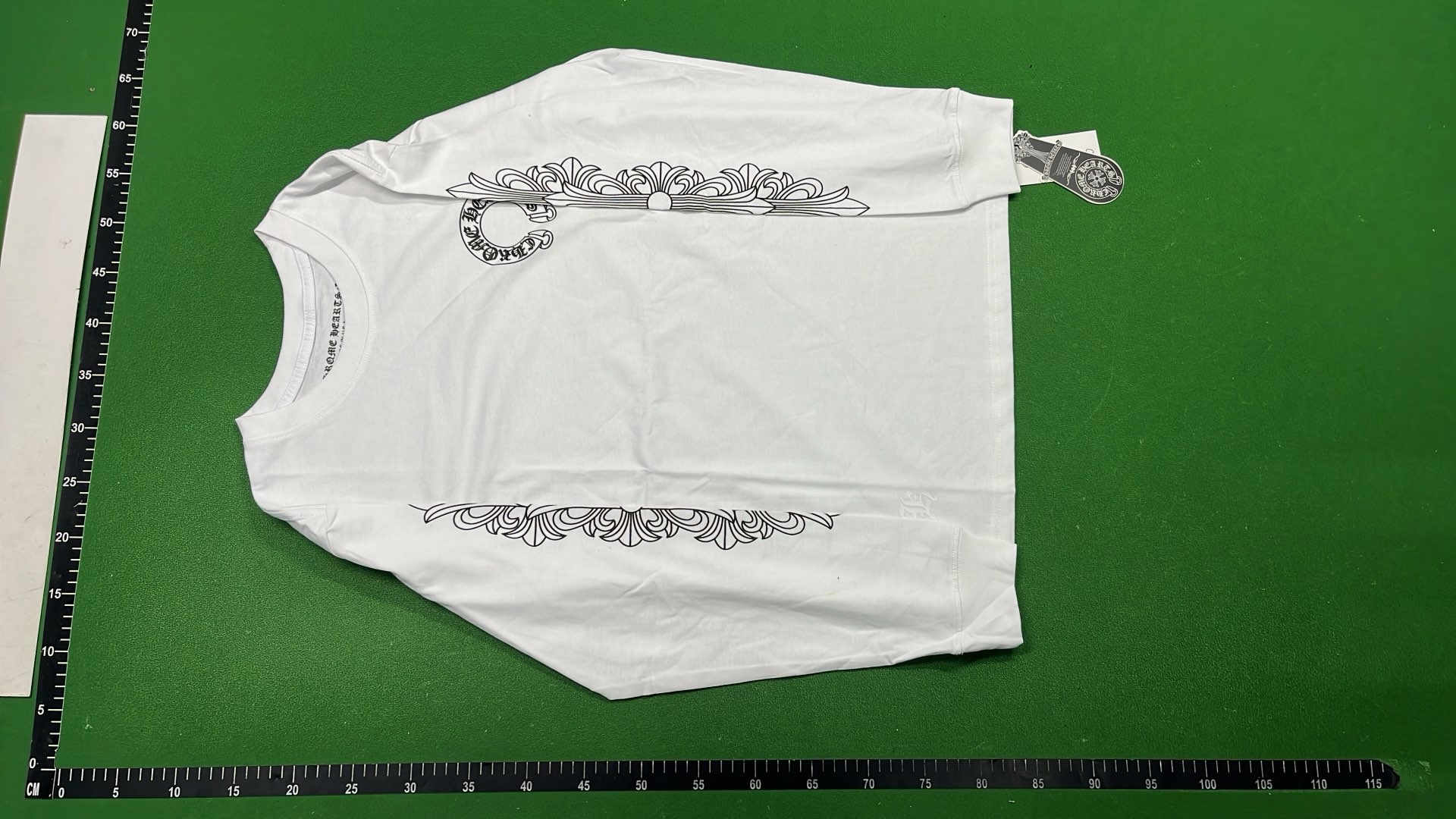 Orange Build Long Sleeve T-Shirt with Graphic Design