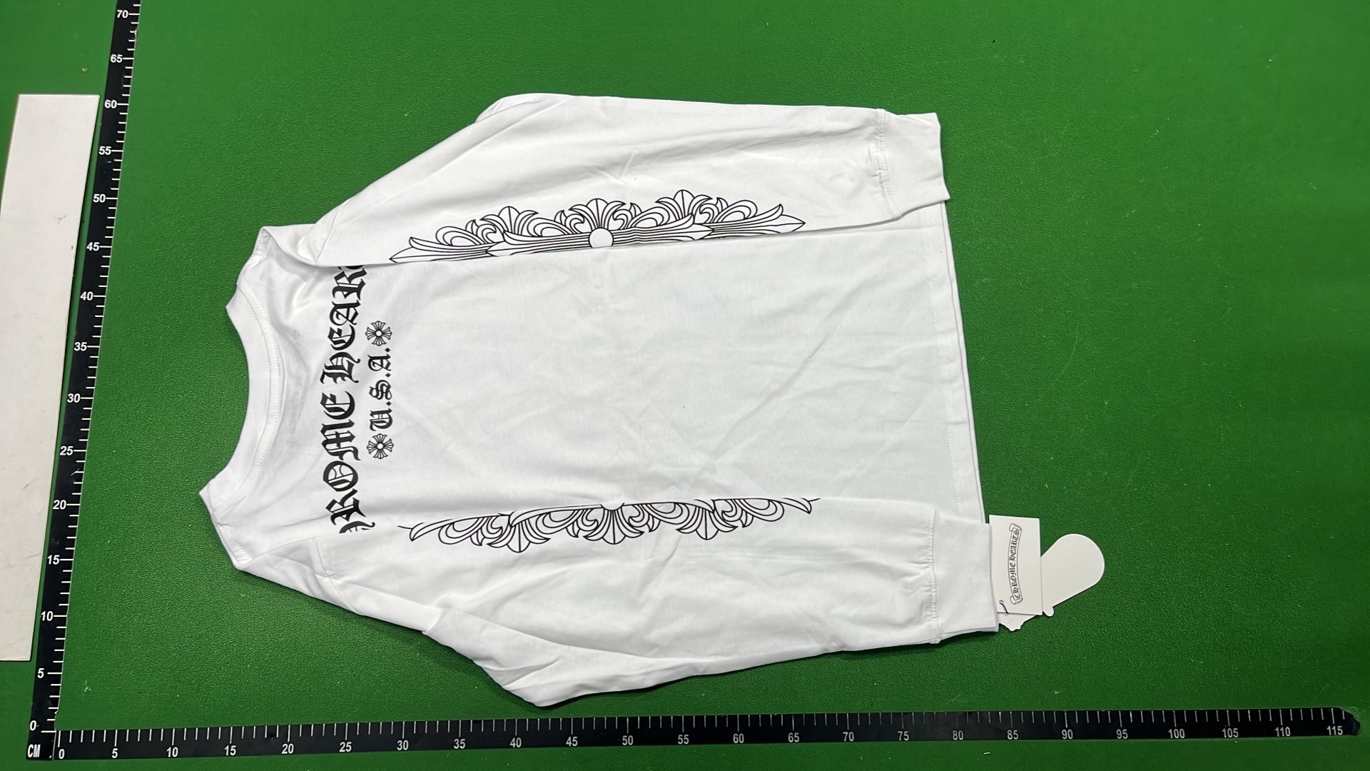 Orange Build Long Sleeve T-Shirt with Graphic Design
