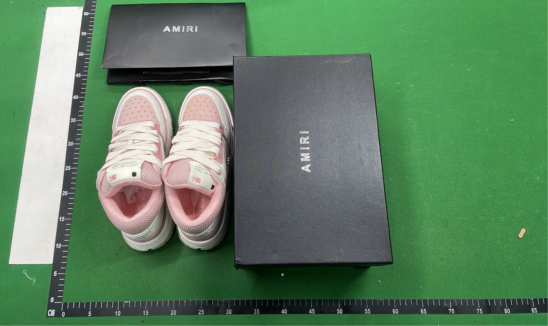 AMIRI White and Black Casual Sneakers for Men