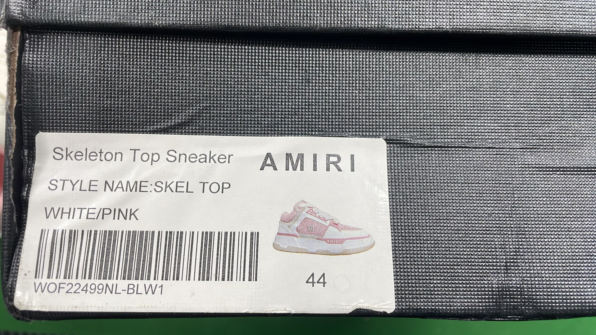 AMIRI White and Black Casual Sneakers for Men