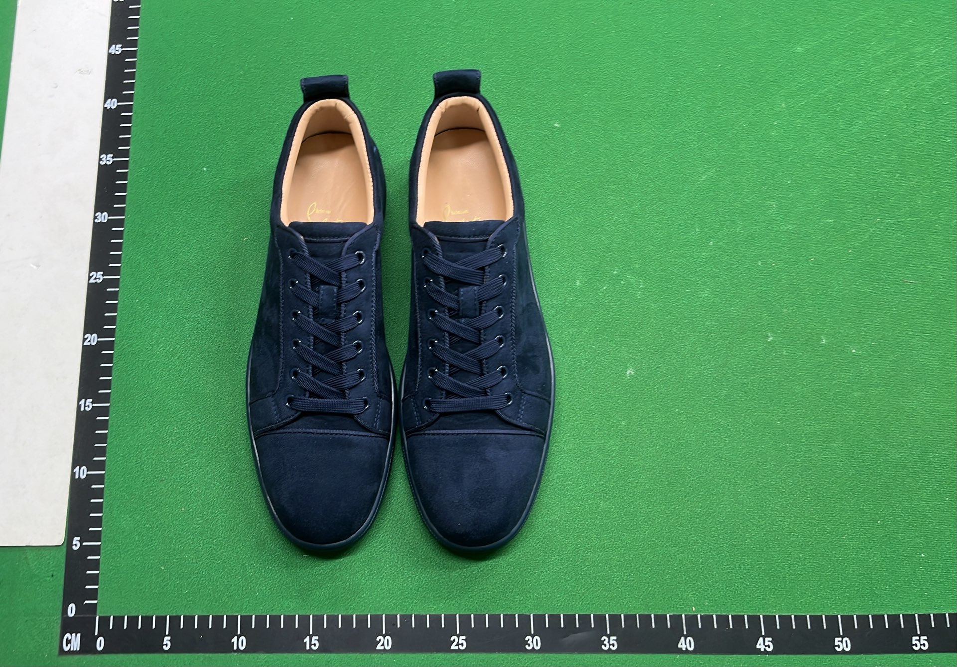 Navy Blue Suede Sneakers for Men