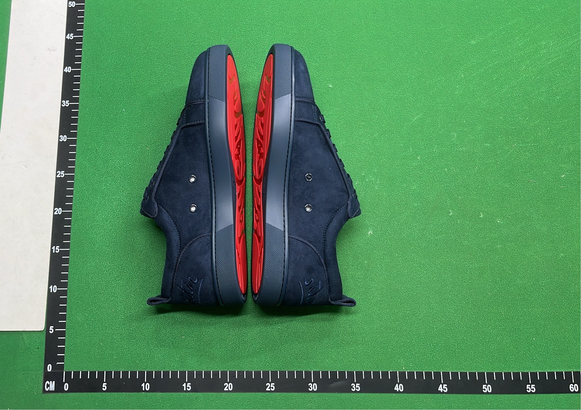 Navy Blue Suede Sneakers for Men