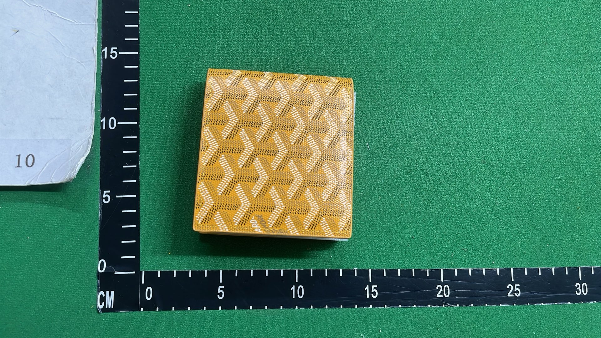 Goyard Green Monogram Canvas Wallet for Men