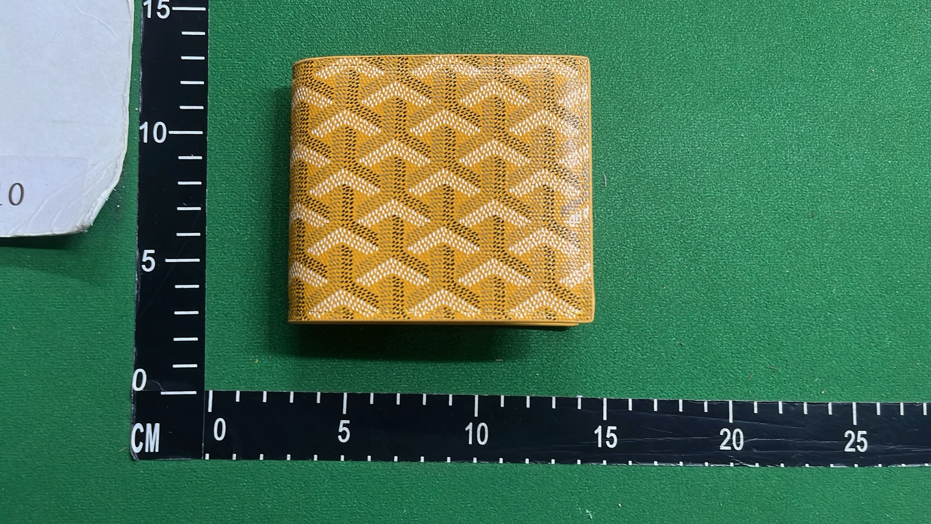 Goyard Green Monogram Canvas Wallet for Men
