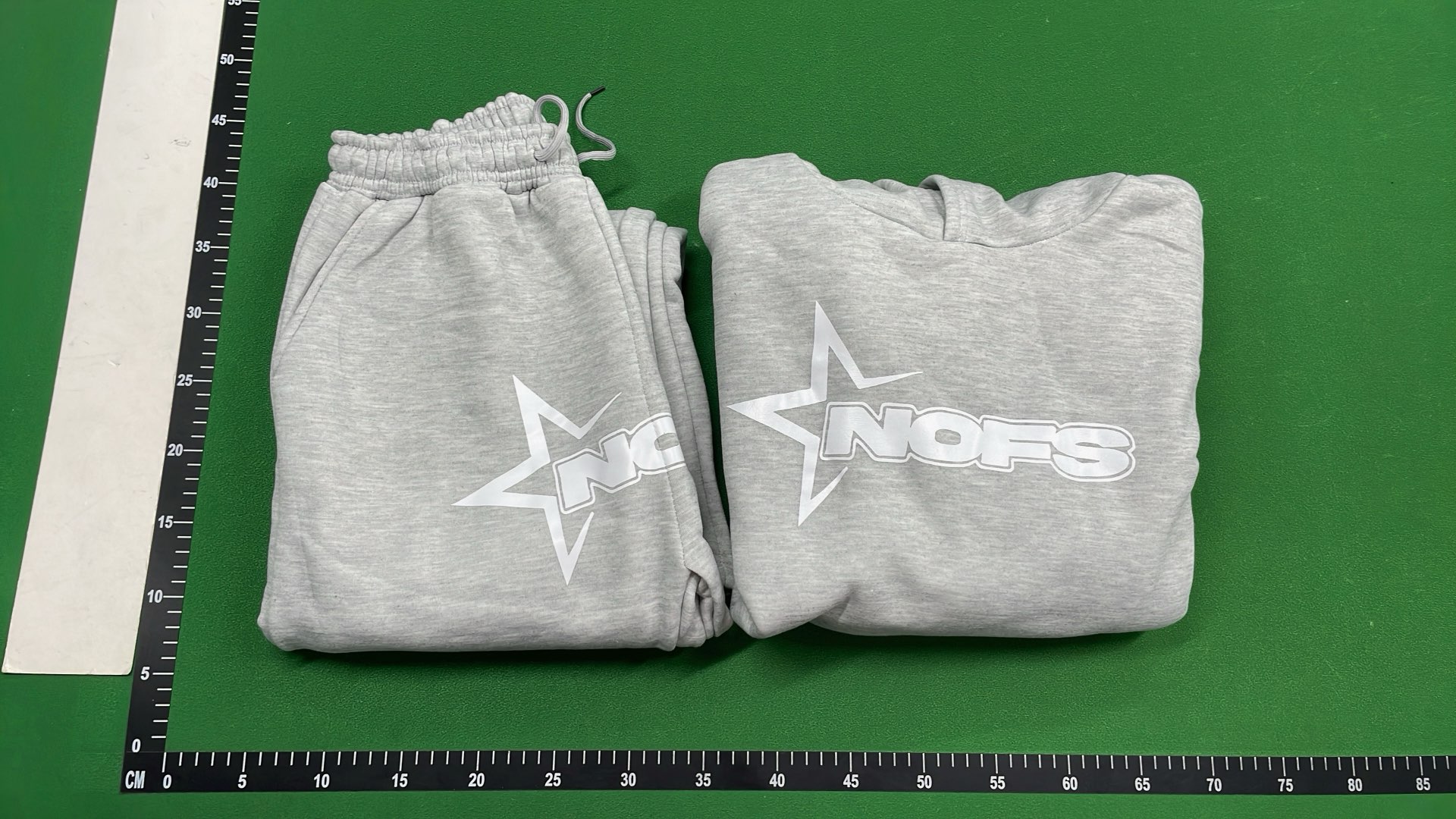 NOFS Blue Hoodie and Sweatpants Set - Matching Tracksuit for Men