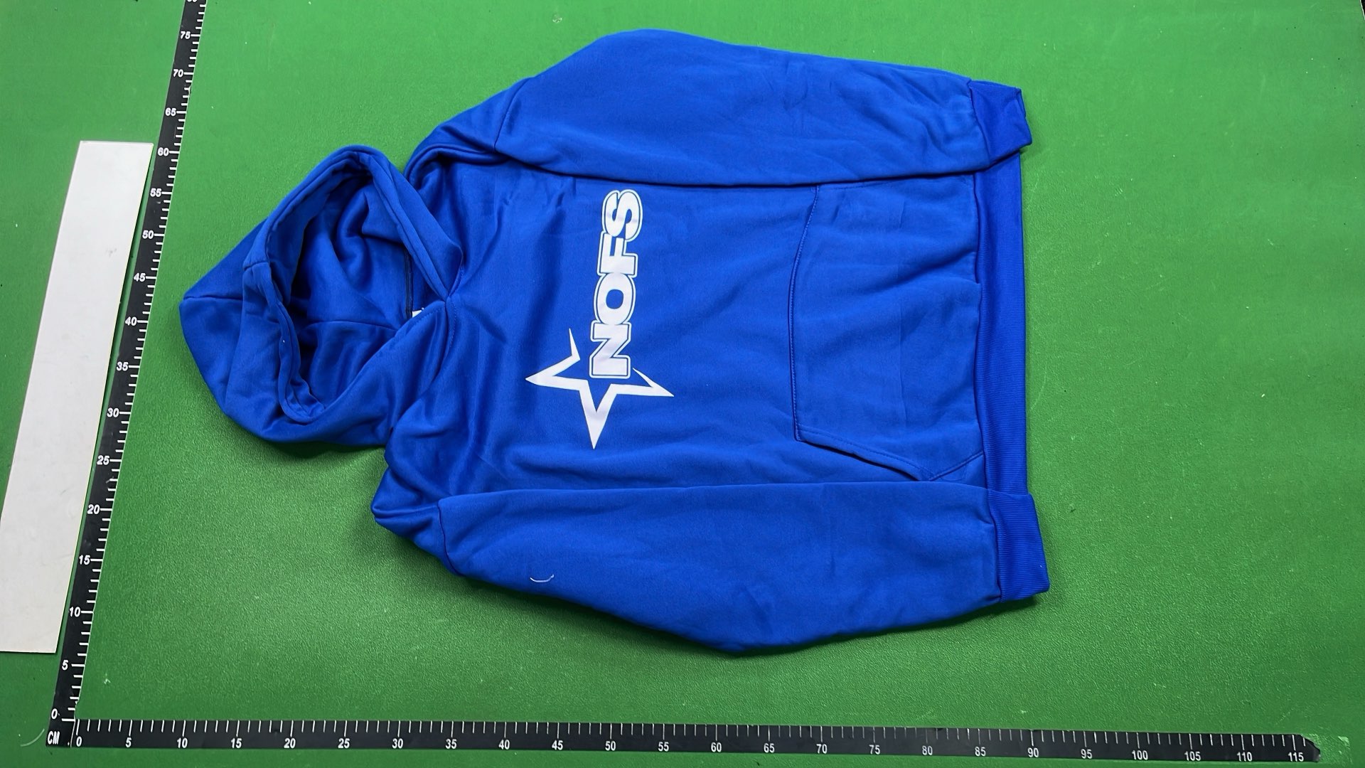 NOFS Blue Hoodie and Sweatpants Set - Matching Tracksuit for Men