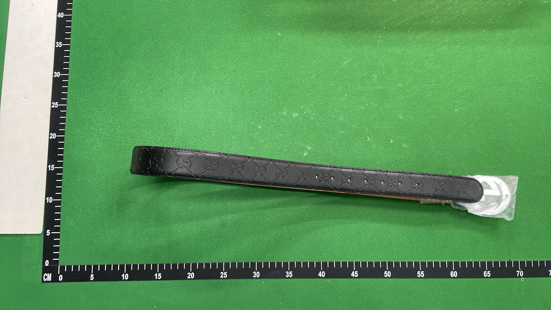 Gucci GG Supreme Belt with Gold-Tone Buckle