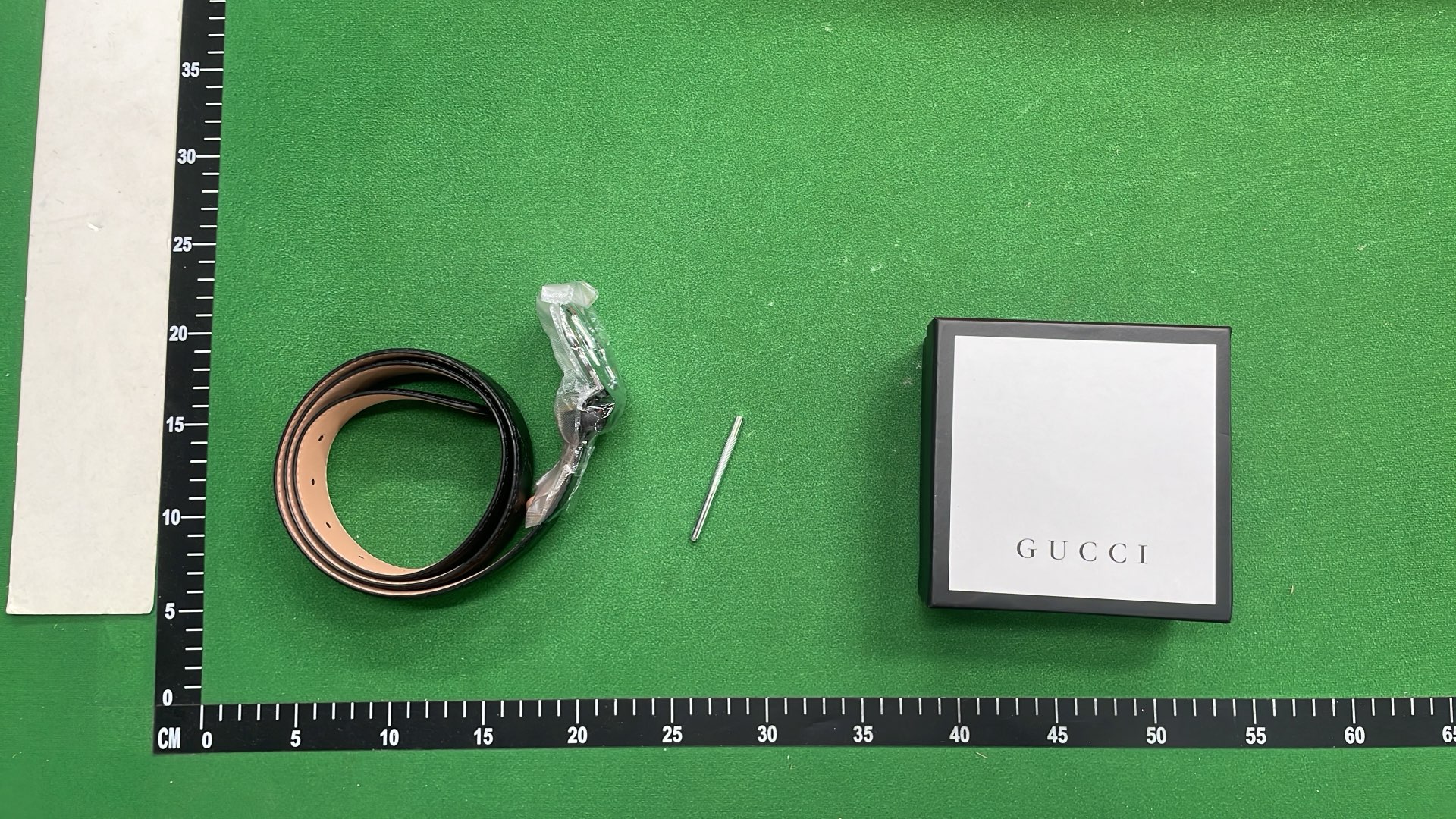 Gucci GG Supreme Belt with Gold-Tone Buckle