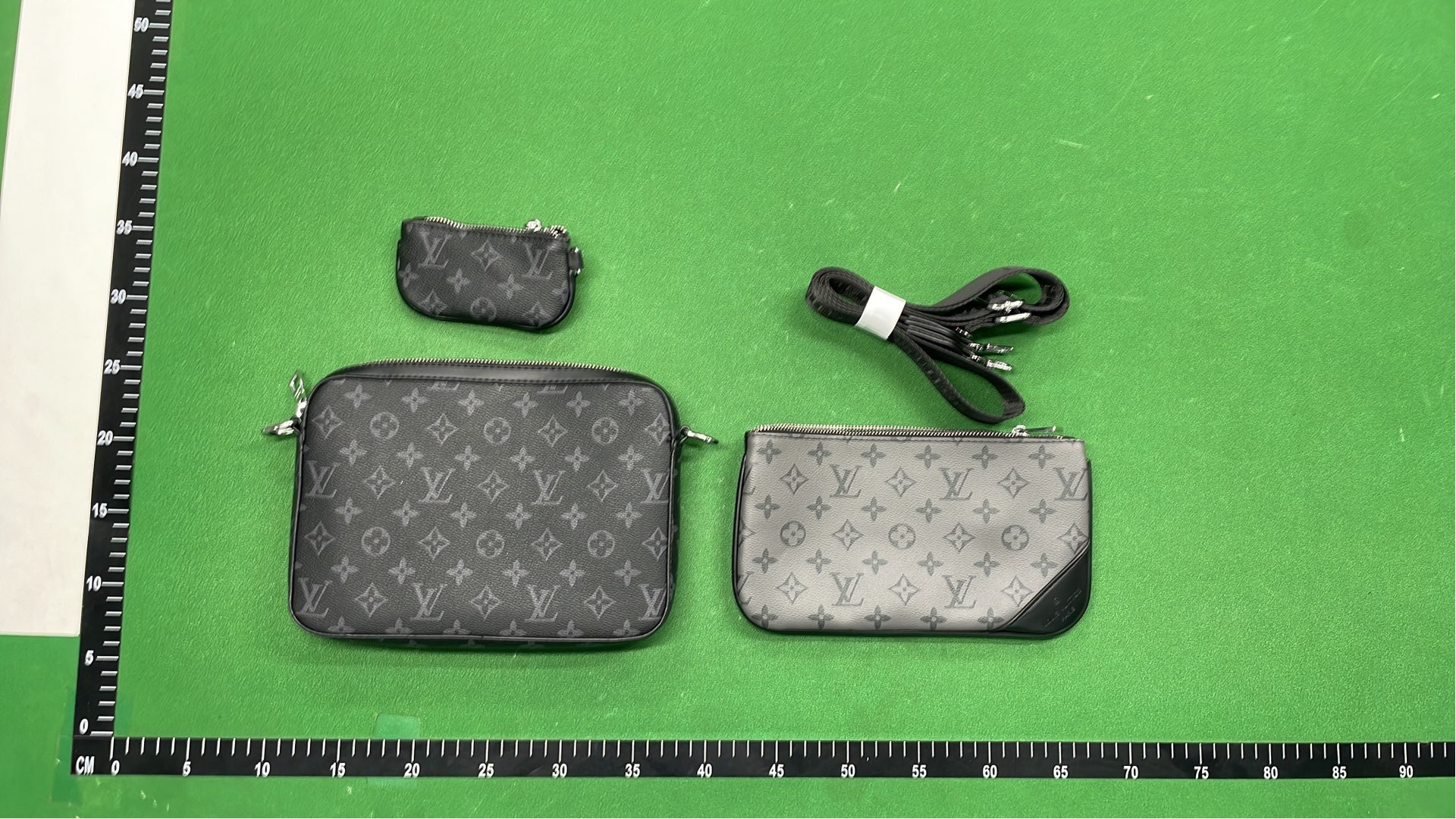 LV Monogram Canvas Crossbody Bag for Men and Women