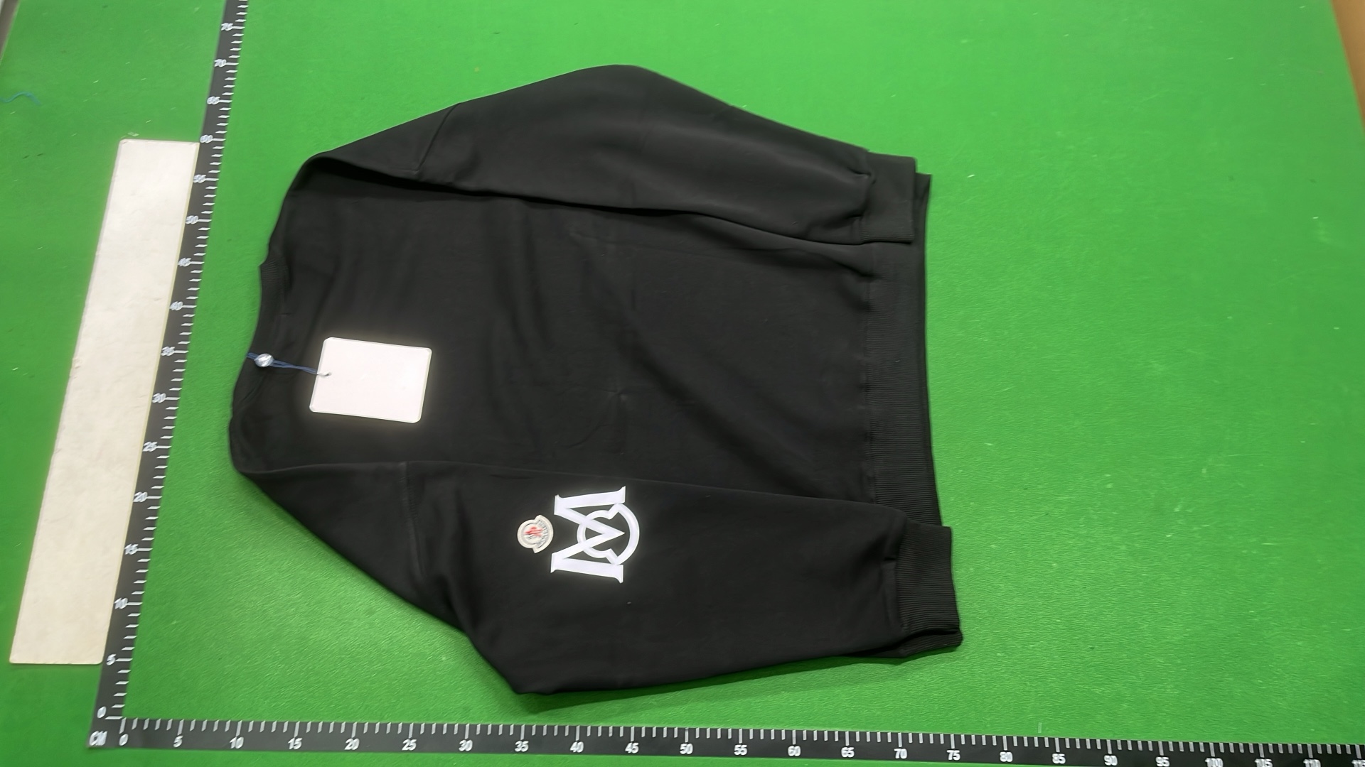 Moncler White Logo Sweatshirt for Men Women