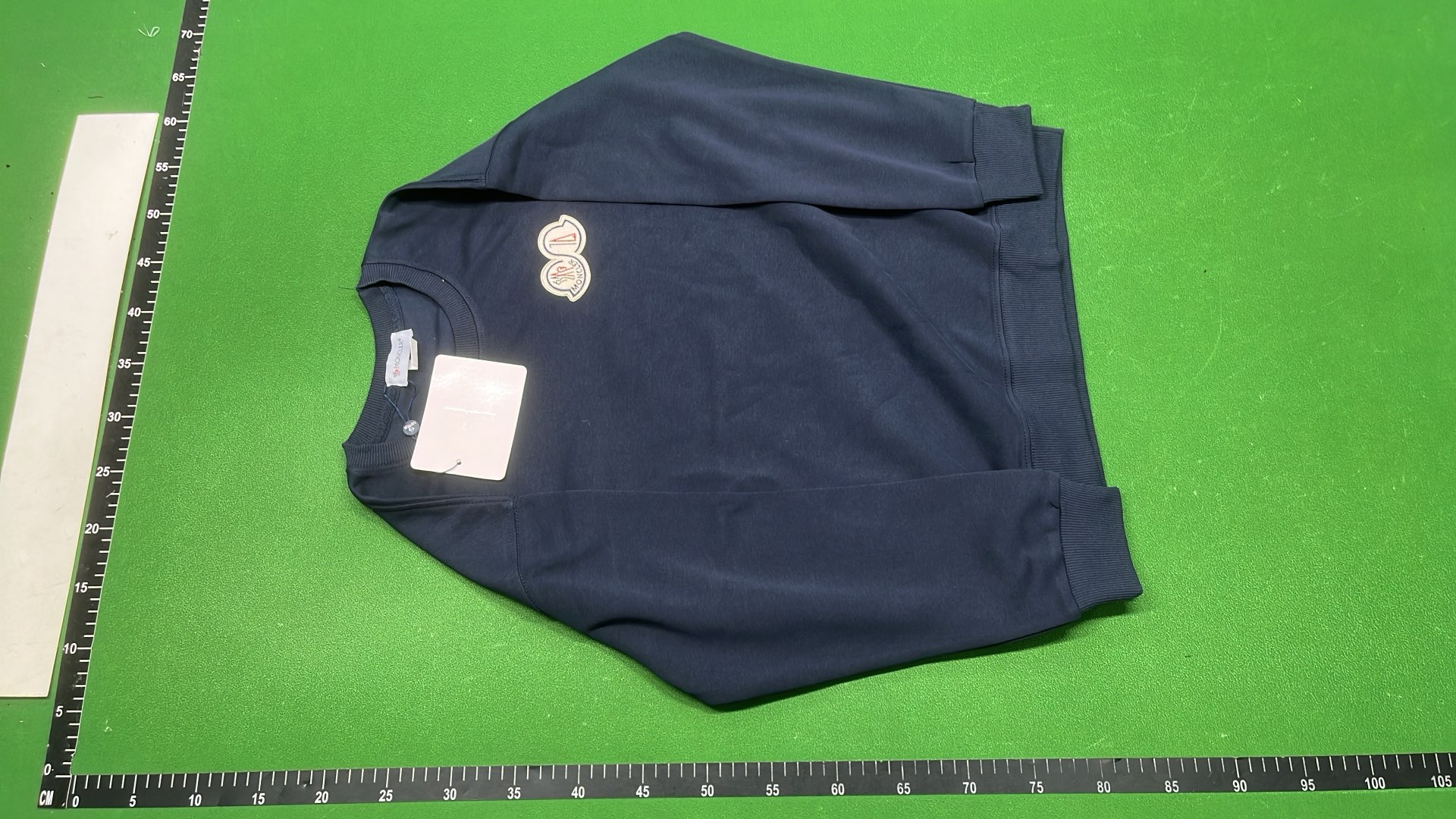 Moncler White Logo Sweatshirt for Men Women