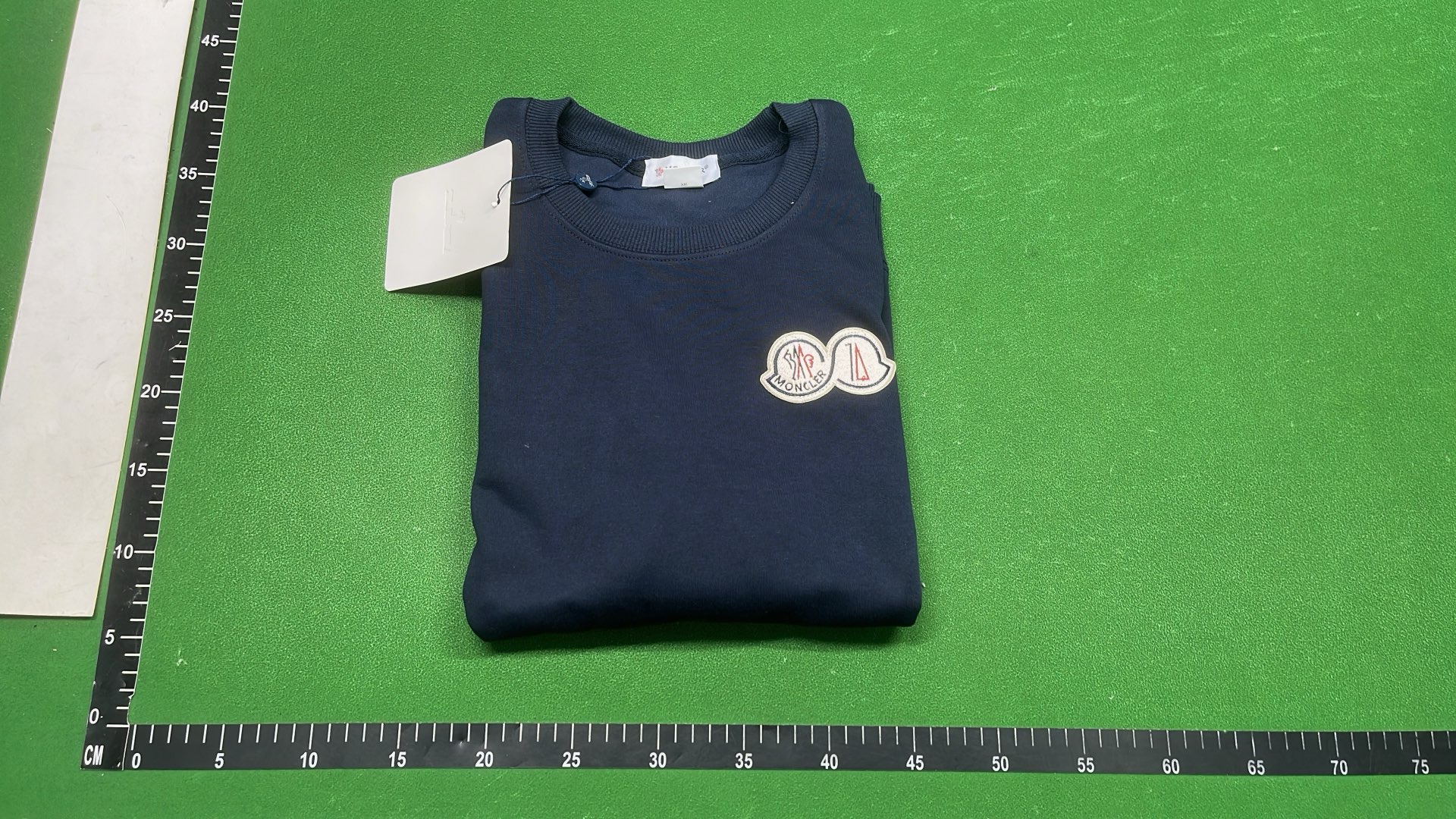 Moncler White Logo Sweatshirt for Men Women