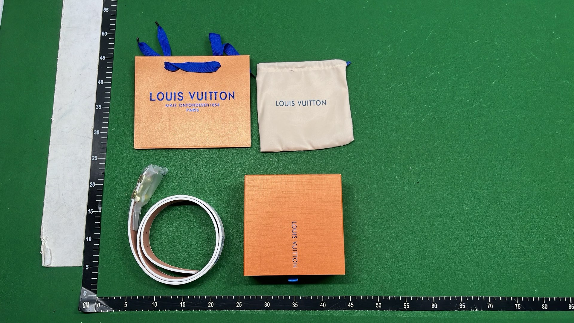 Louis Vuitton LV Monogram Belt with Signature Buckle