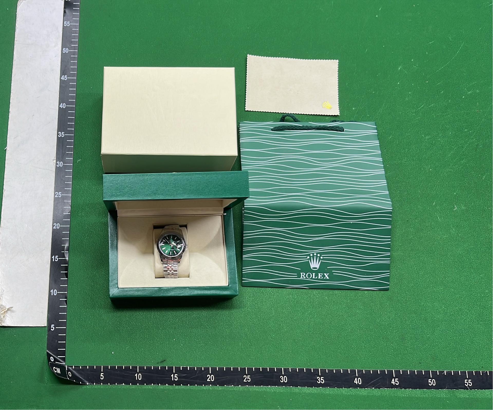 Rolex Submariner Green Dial Stainless Steel Watch