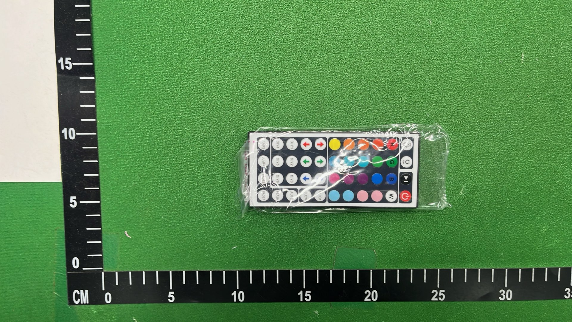 RGB LED Strip Light with Remote Control and Power Adapter