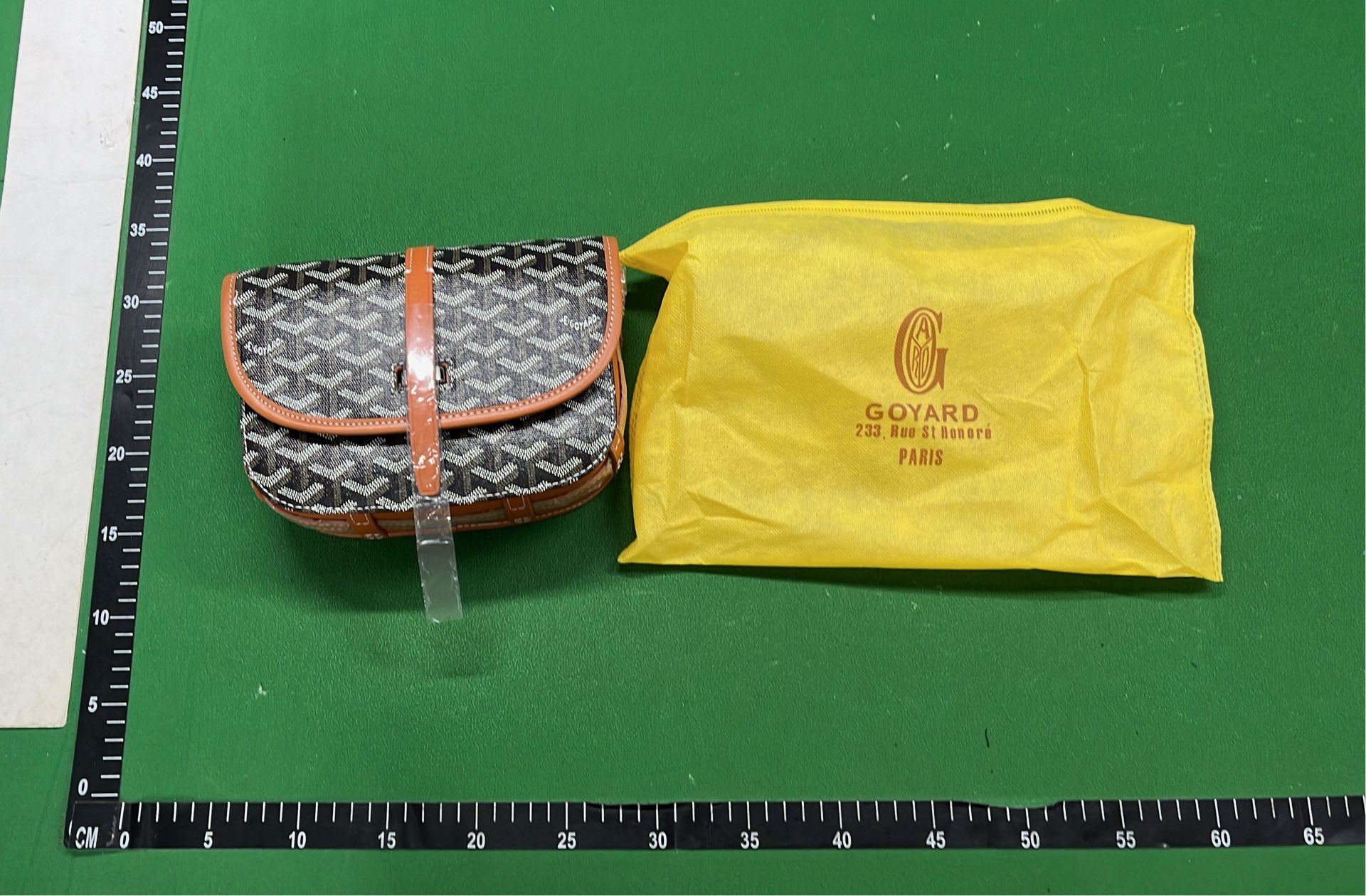 Goyard Saint Louis PM Bag in Grey Canvas
