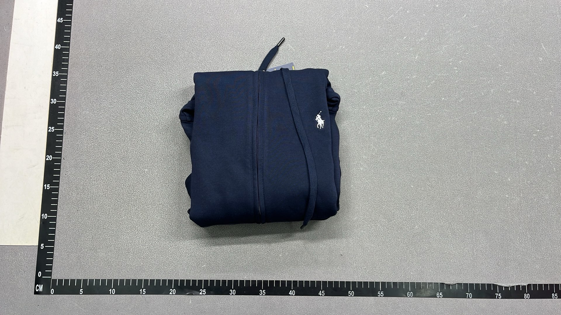 Gray Polo Ralph Lauren Zip-Up Hoodie for Men