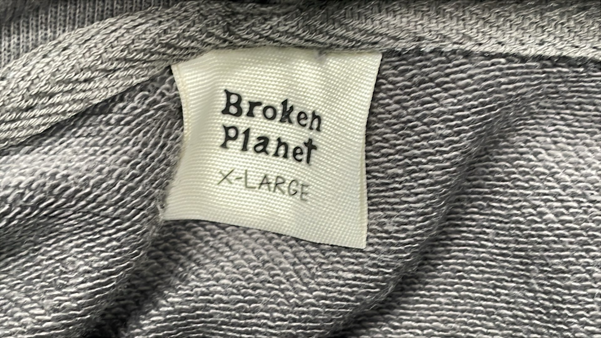 Broken Planet Gray Hoodie and Sweatpants Set