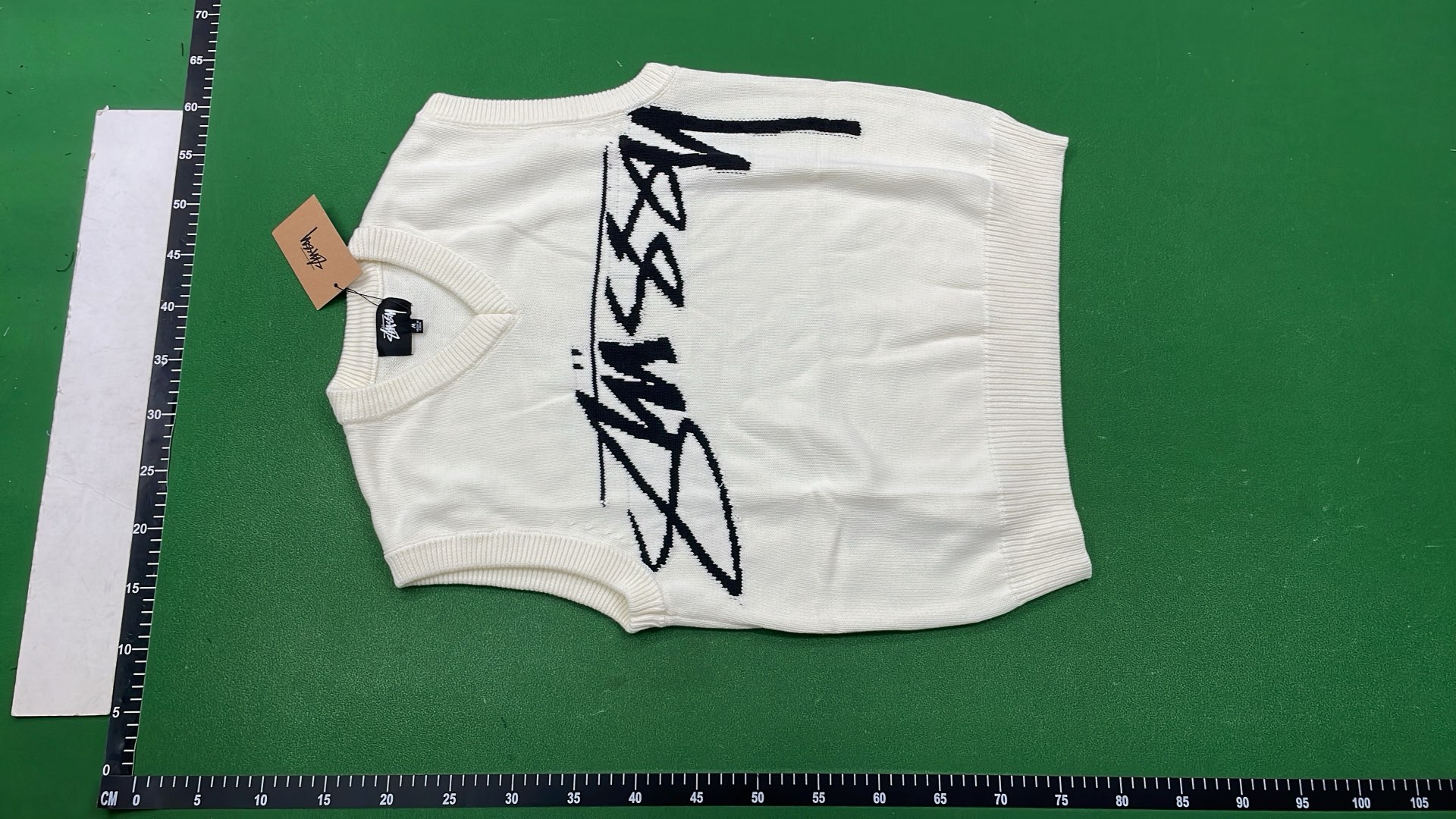 Stussy Black Oversized Crewneck Sweatshirt