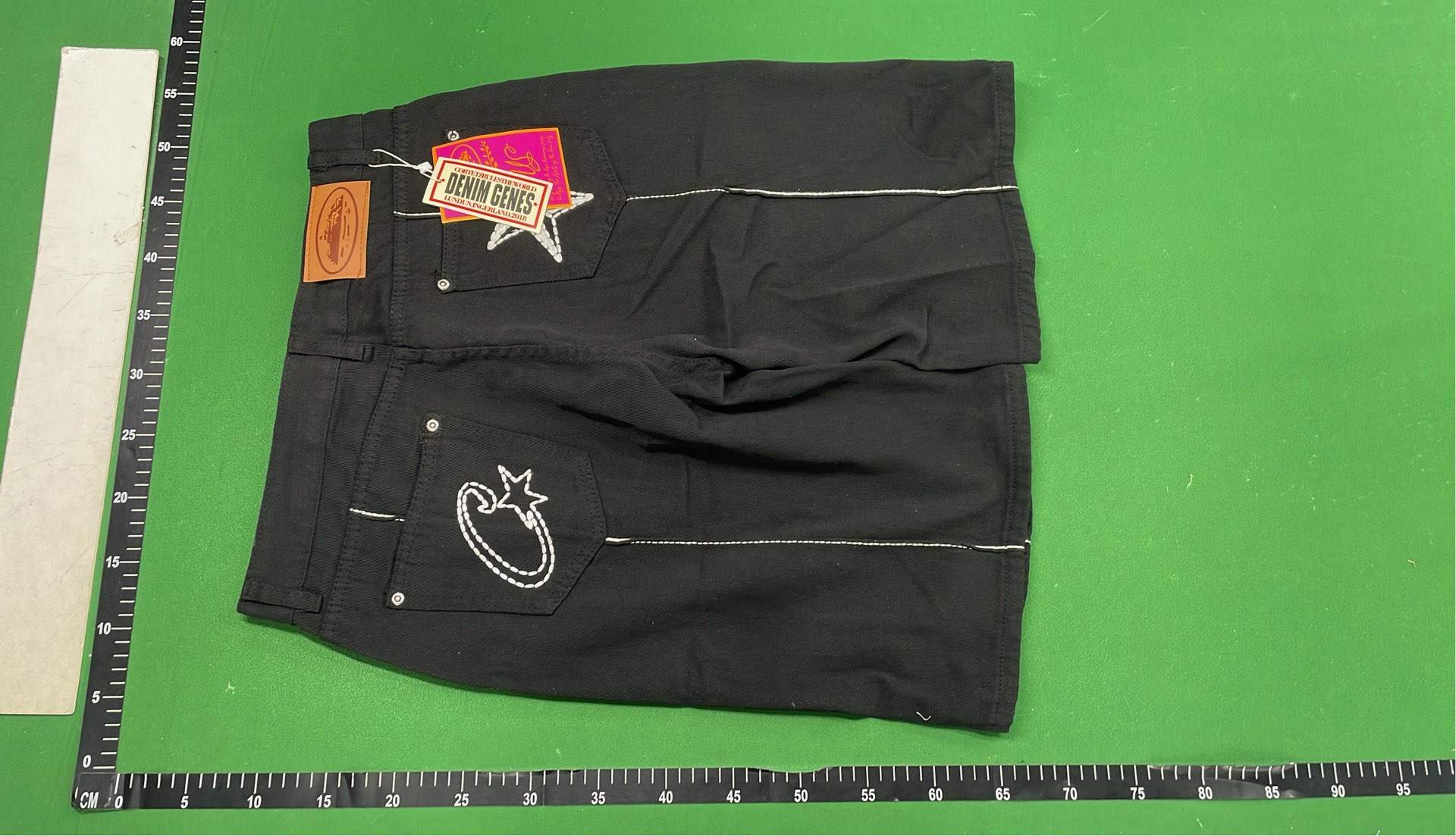 Gray Denim Jacket and Pants Set for Men
