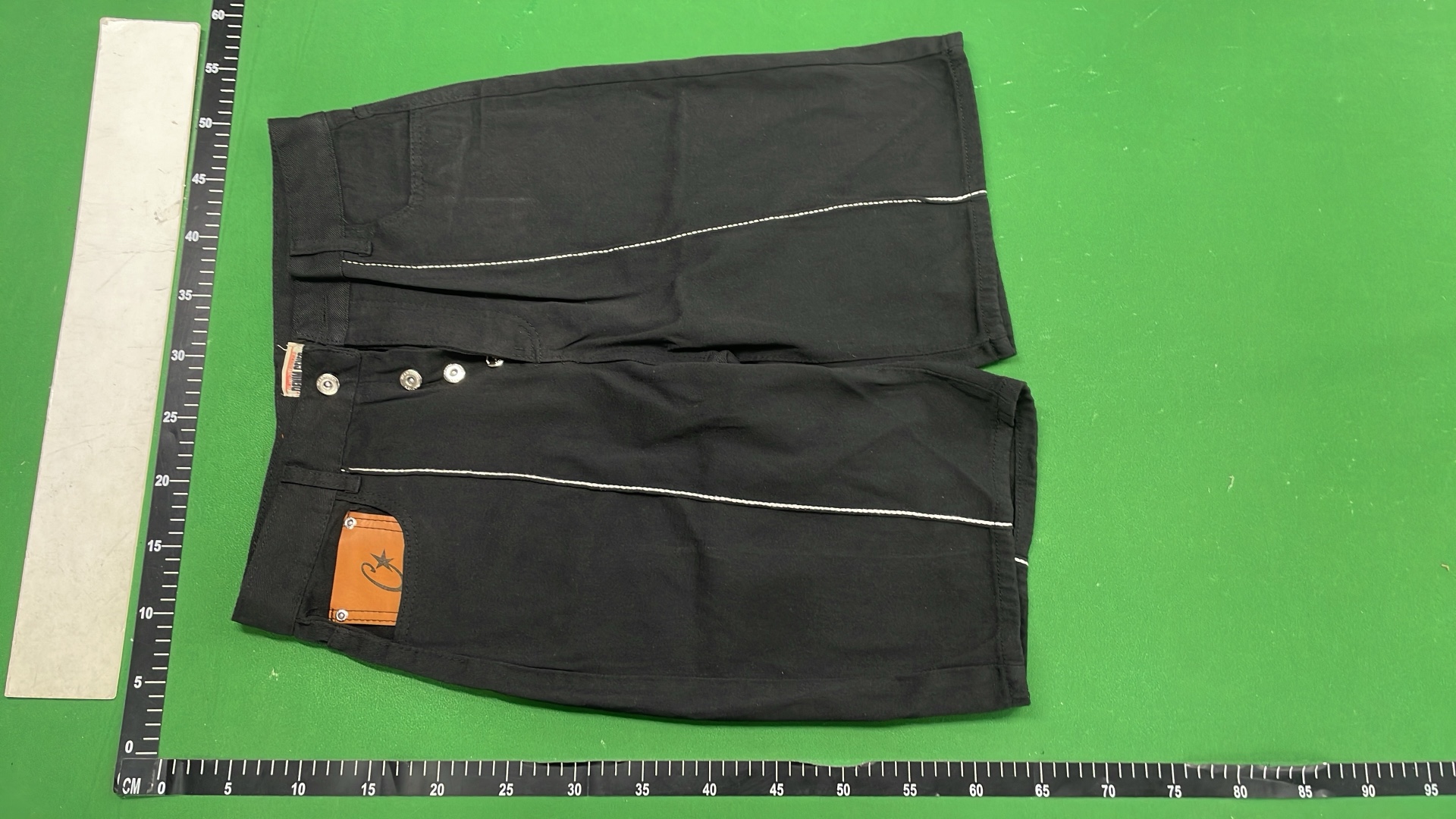 Gray Denim Jacket and Pants Set for Men