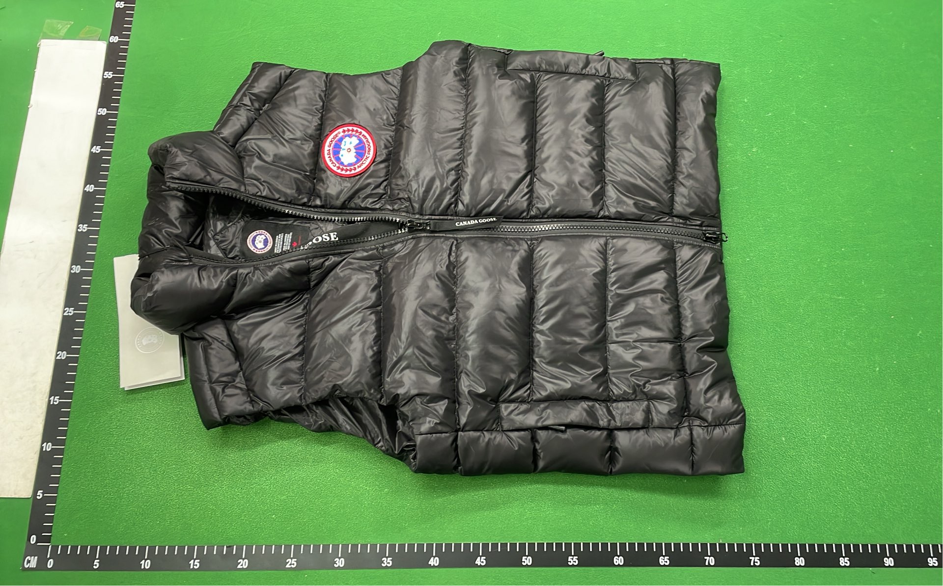 Canada Goose Men's Down Vest - Grey Quilted Insulated