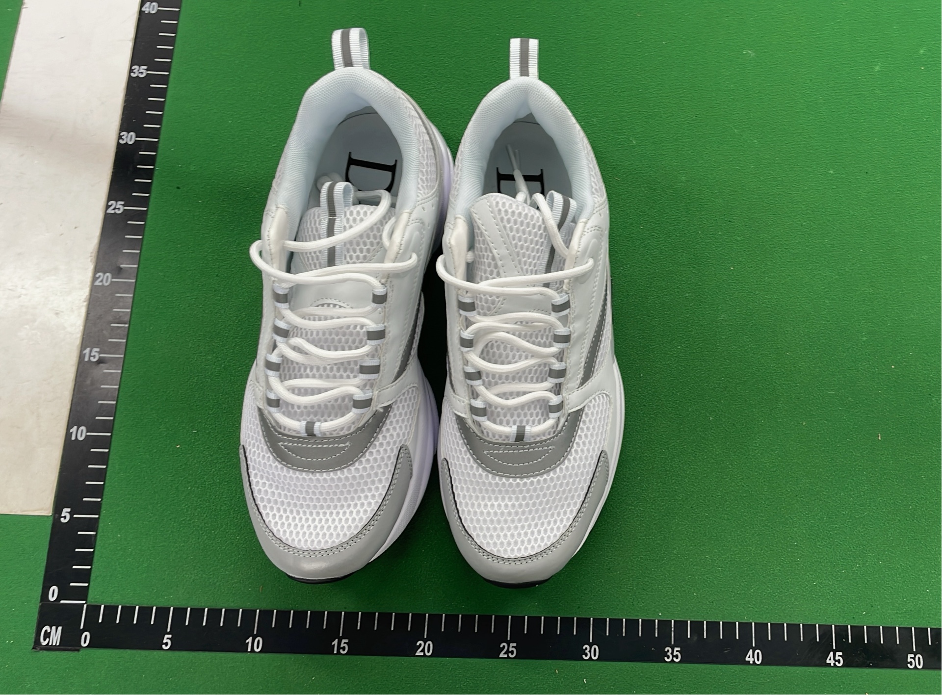 Dior Men's Black Mesh Sneakers with Chunky Sole