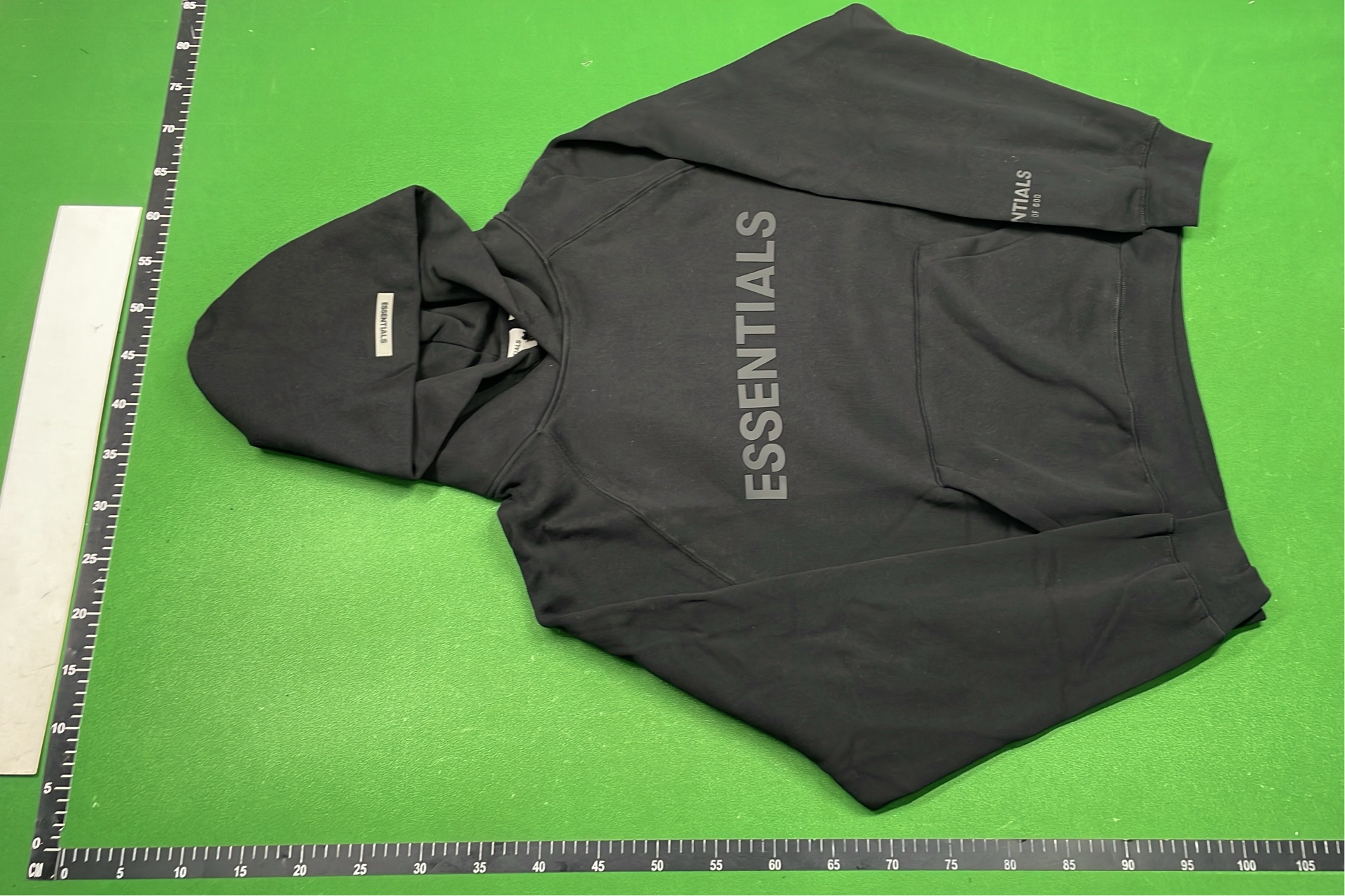 Essentials Hoodie Gray Oversized Sweatshirt Men's Streetwear