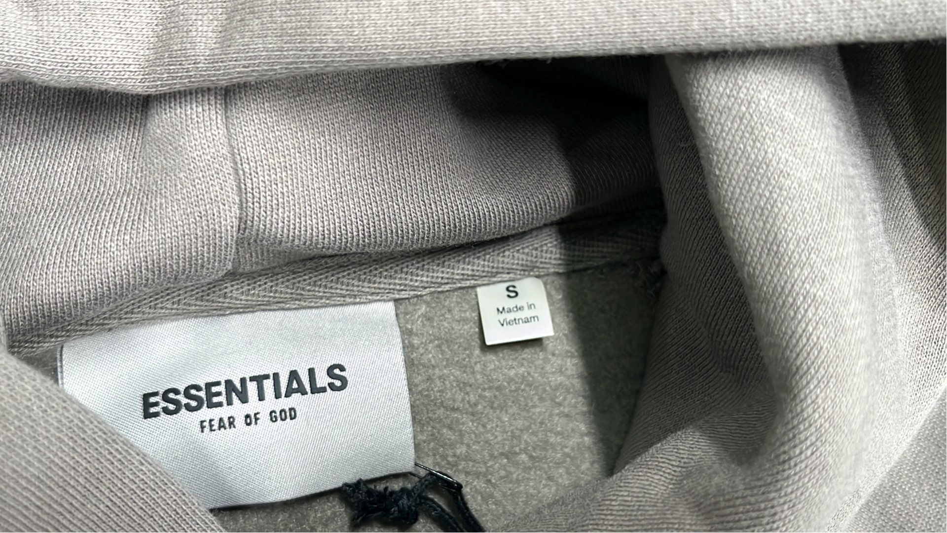 Essentials Hoodie Gray Oversized Sweatshirt Men's Streetwear