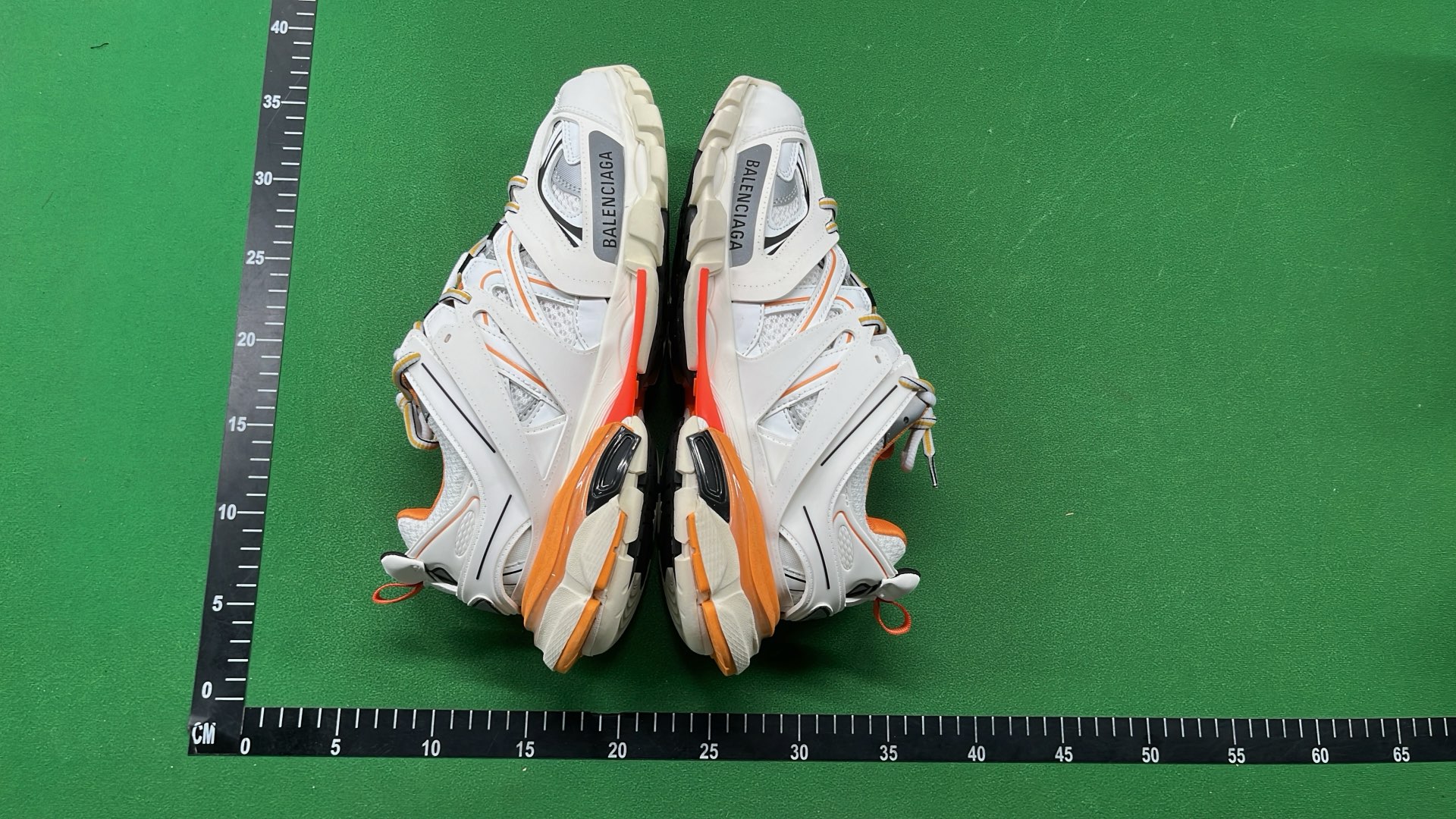 Balenciaga Triple S Sneakers White Orange Black