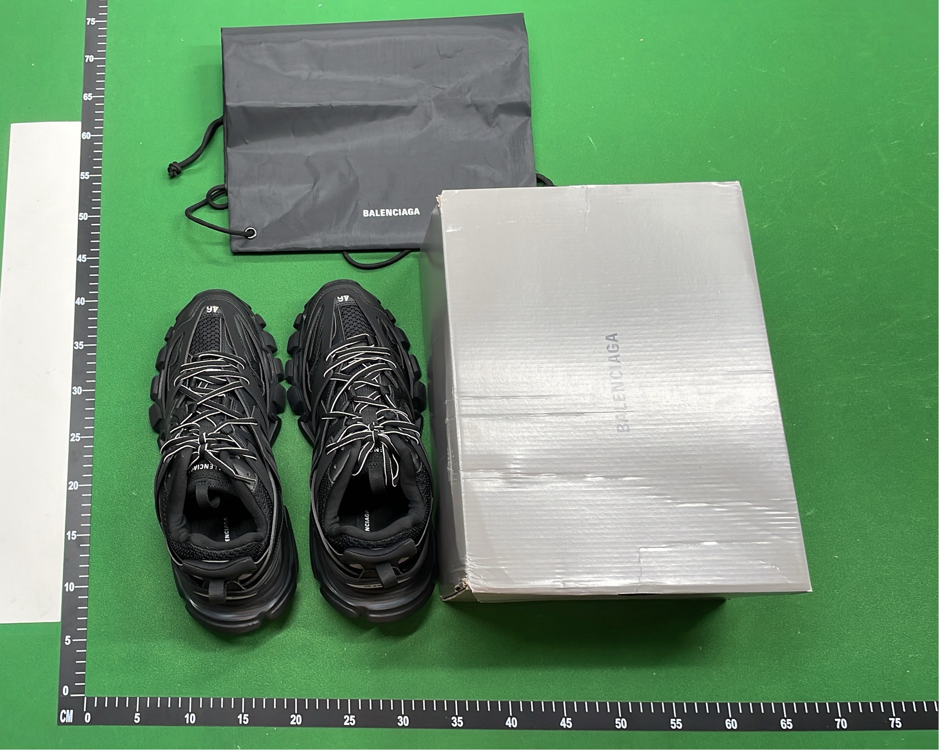 Balenciaga Triple S Sneakers White Orange Black