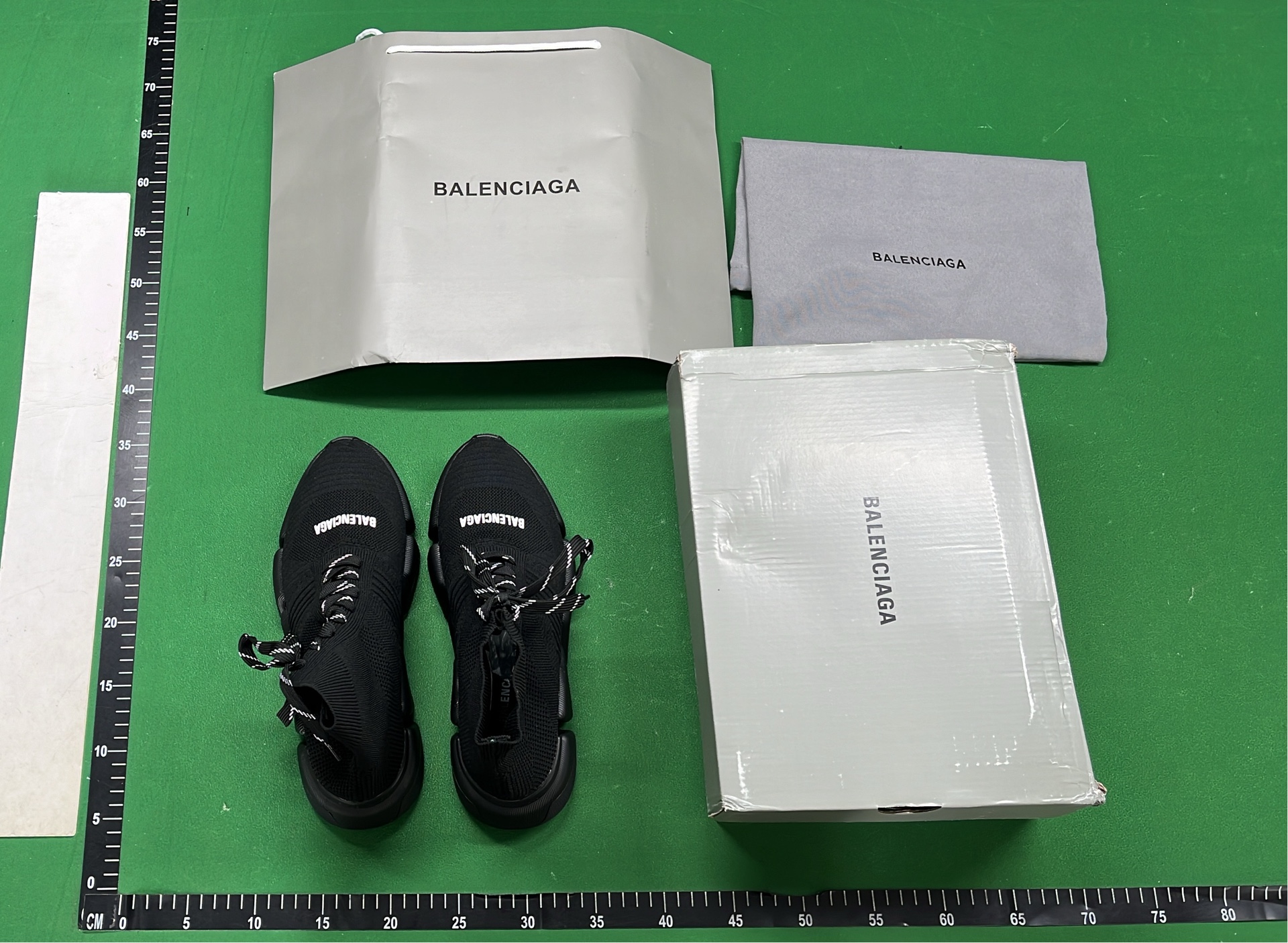 Balenciaga Speed Trainer Sneakers Black White
