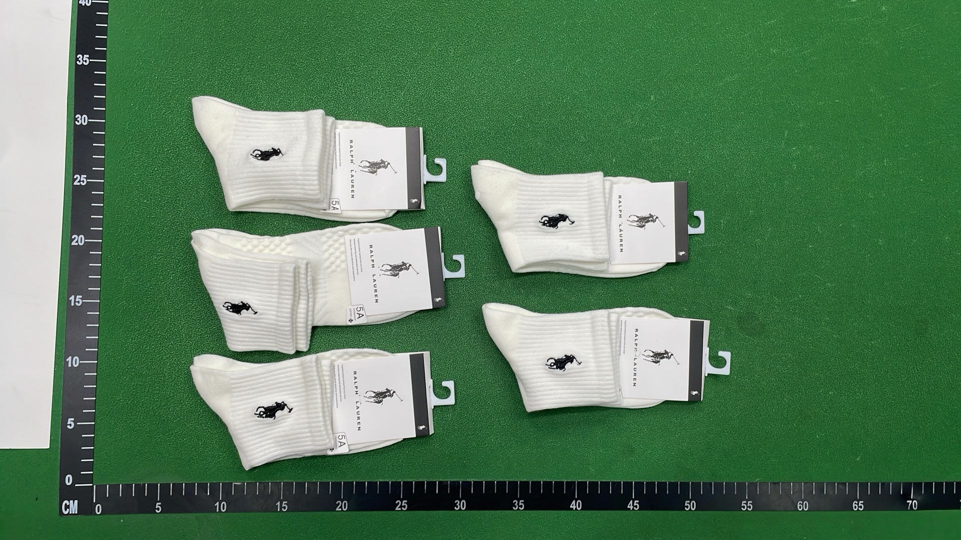 Embroidered Logo Crew Socks for Men and Women - White & Black