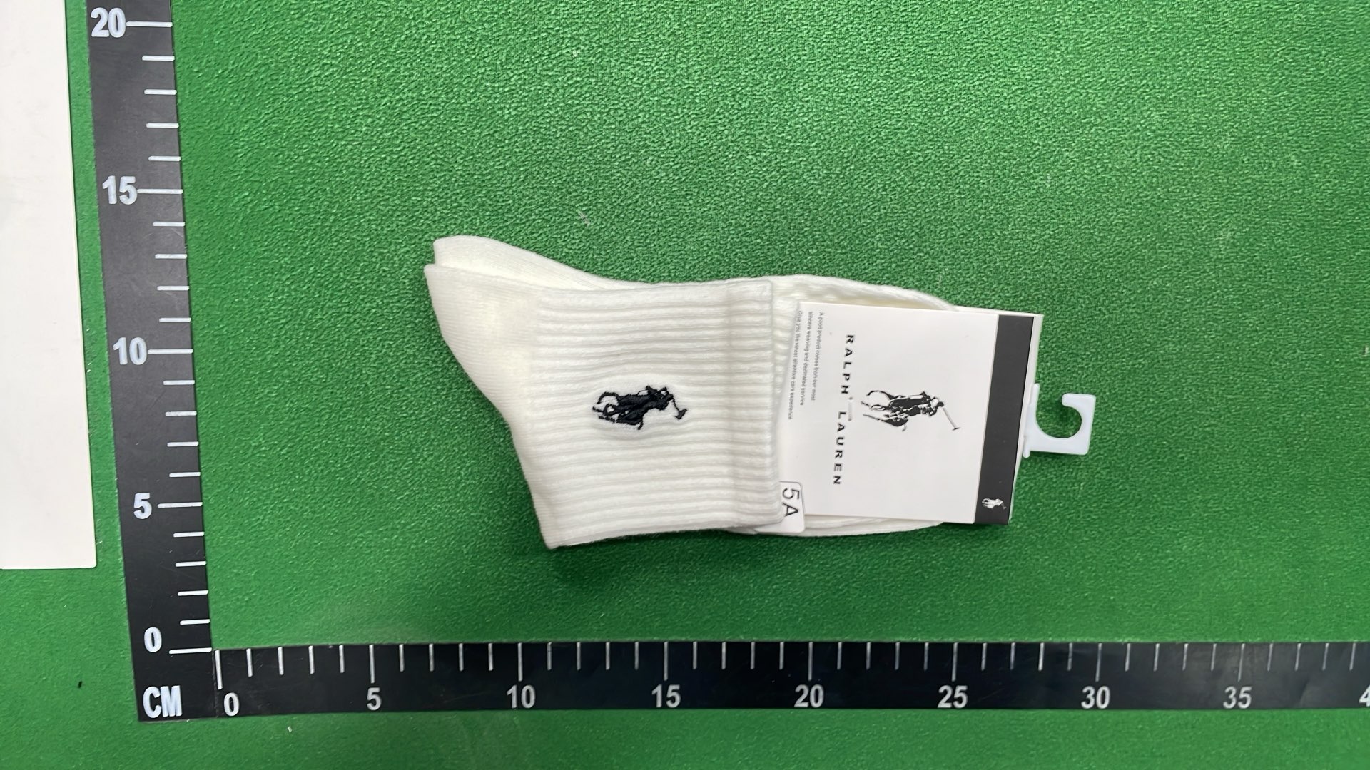 Embroidered Logo Crew Socks for Men and Women - White & Black