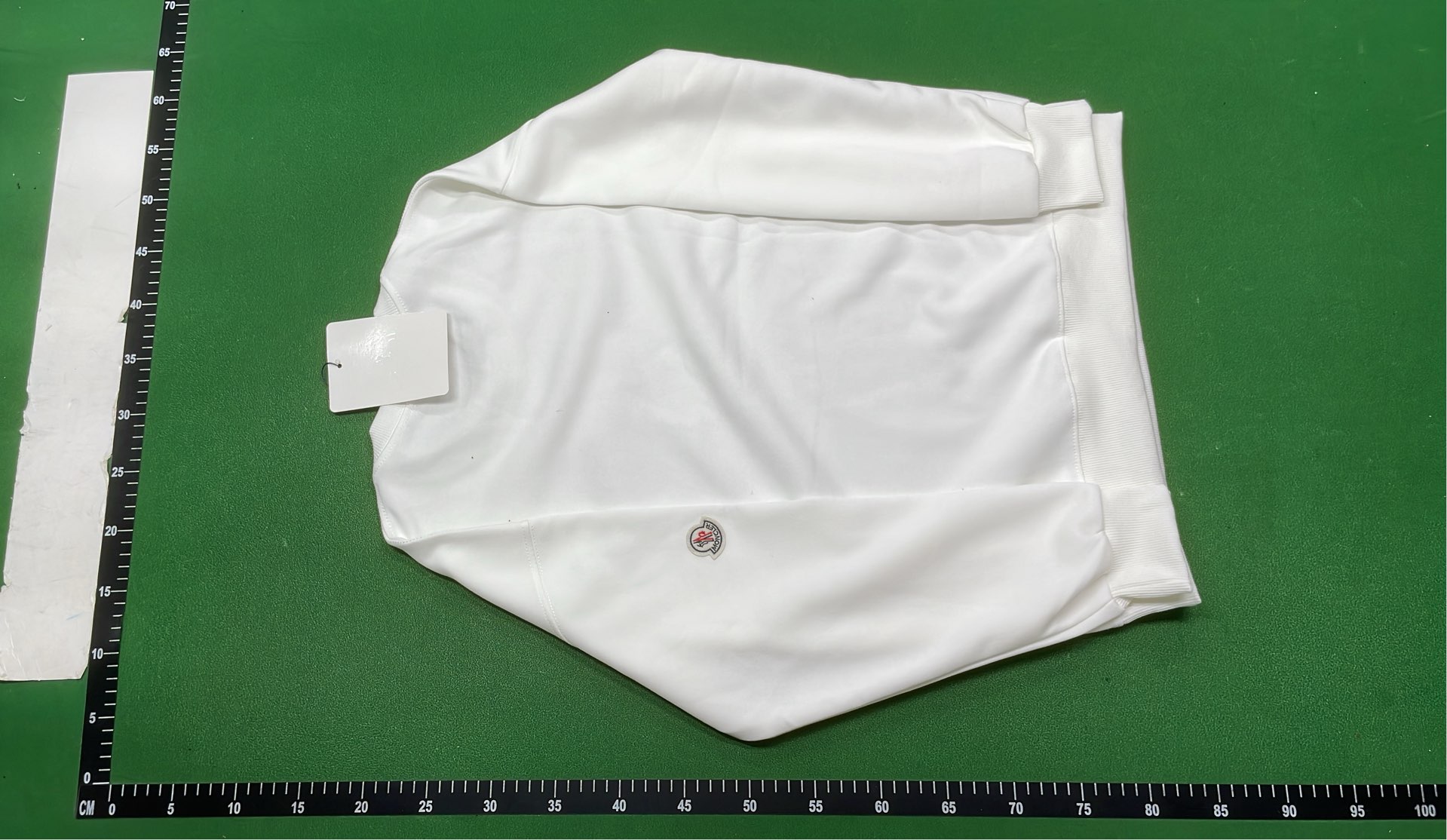 MONCLER Logo Sweatshirt for Men and Women - Black and White Crewneck Sweaters