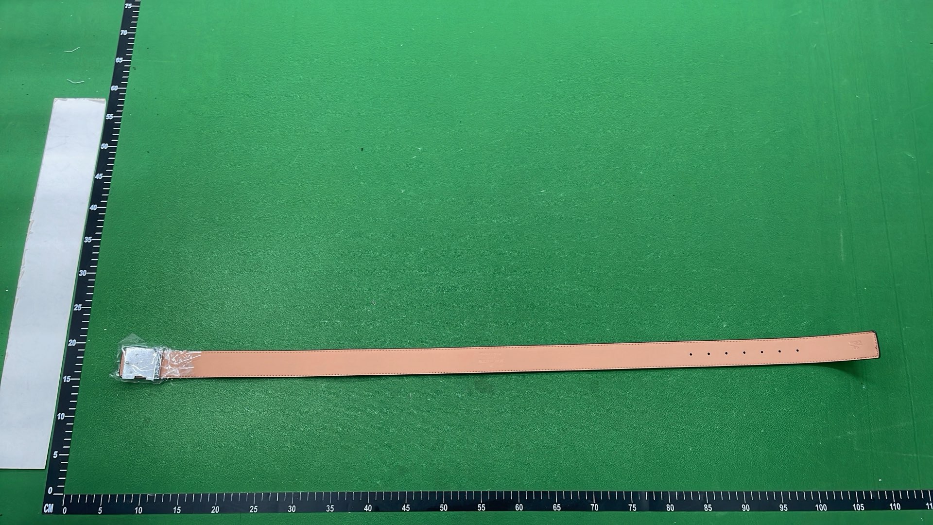 LV Monogram Leather Belt with Gold Buckle