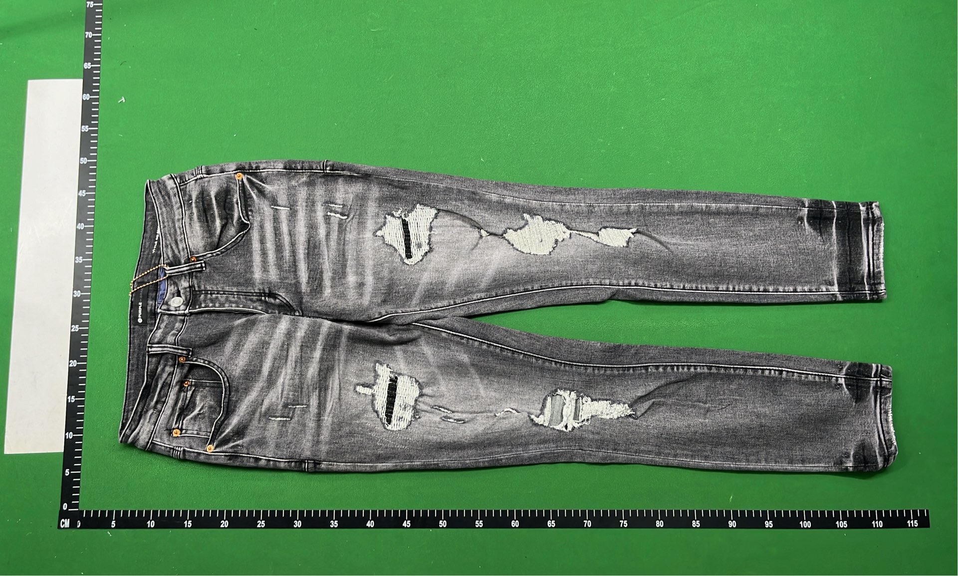 Ripped Distressed Denim Jeans for Men - Fashionable Slim Fit Blue Black