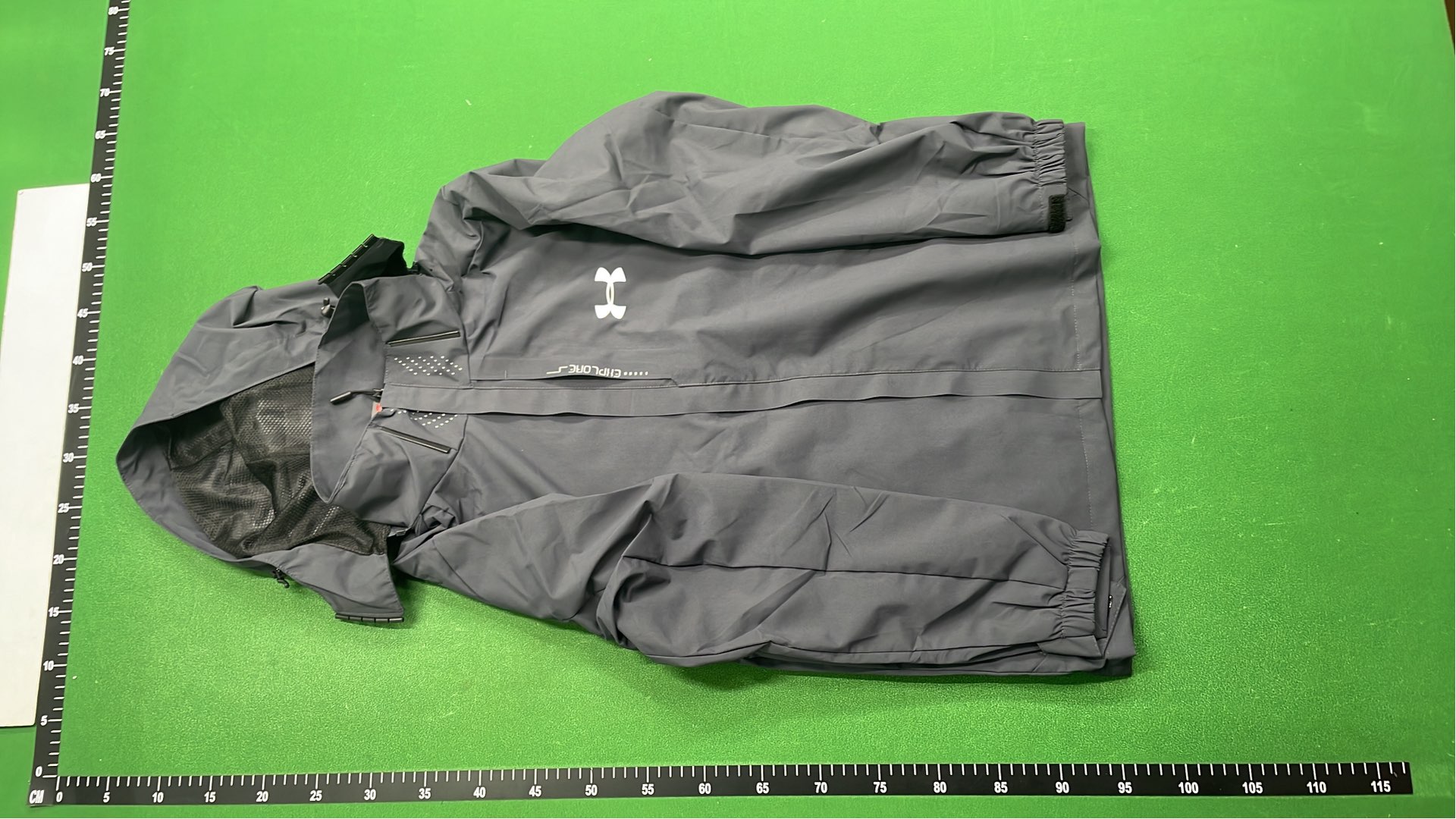 Under Armour Black Hooded Jacket - Lightweight Windbreaker