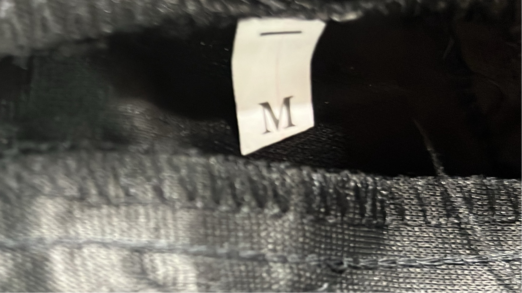 Black Cargo Pants with White Graphic Design