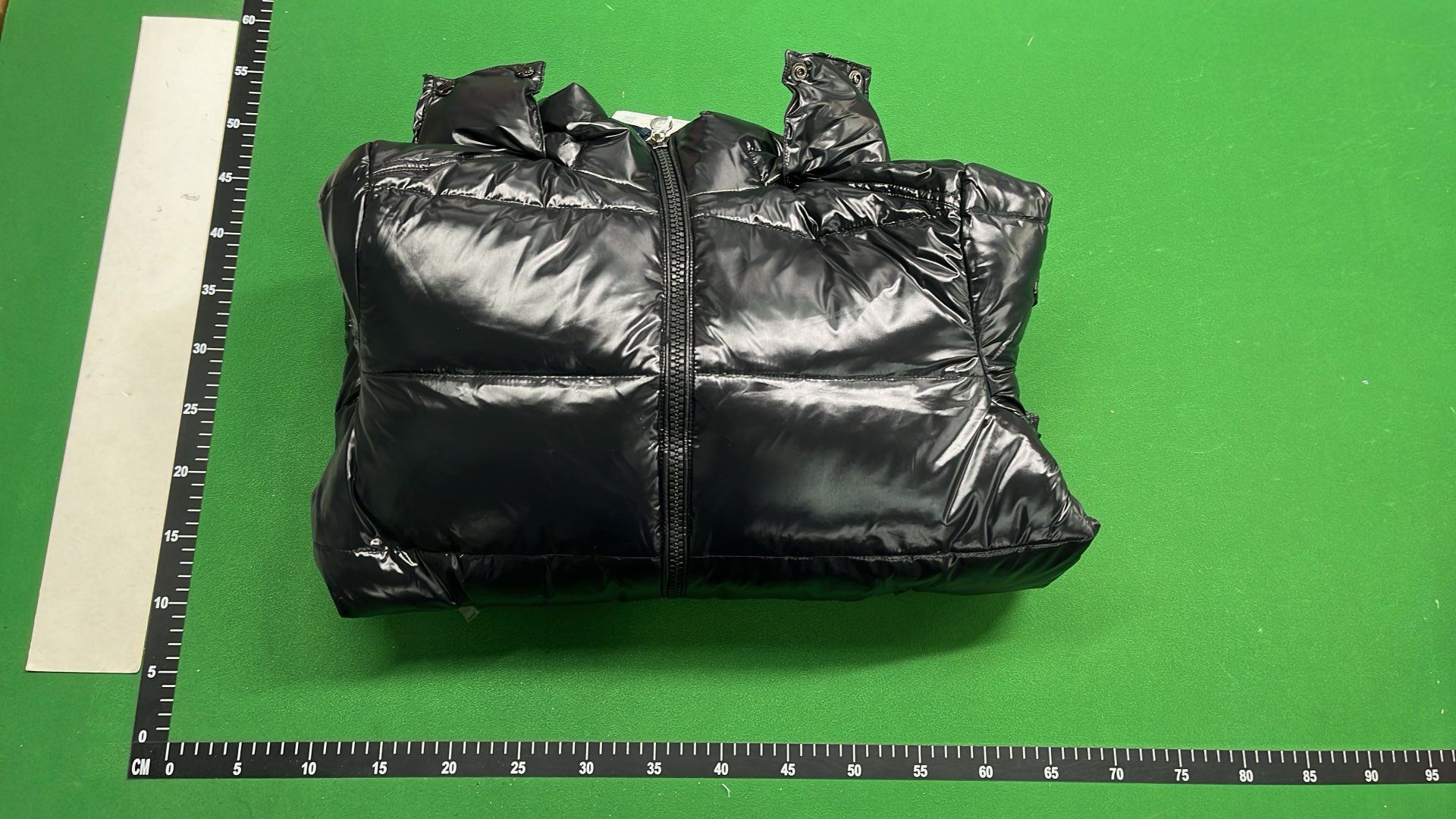 Moncler Black Quilted Down Jacket with Hood