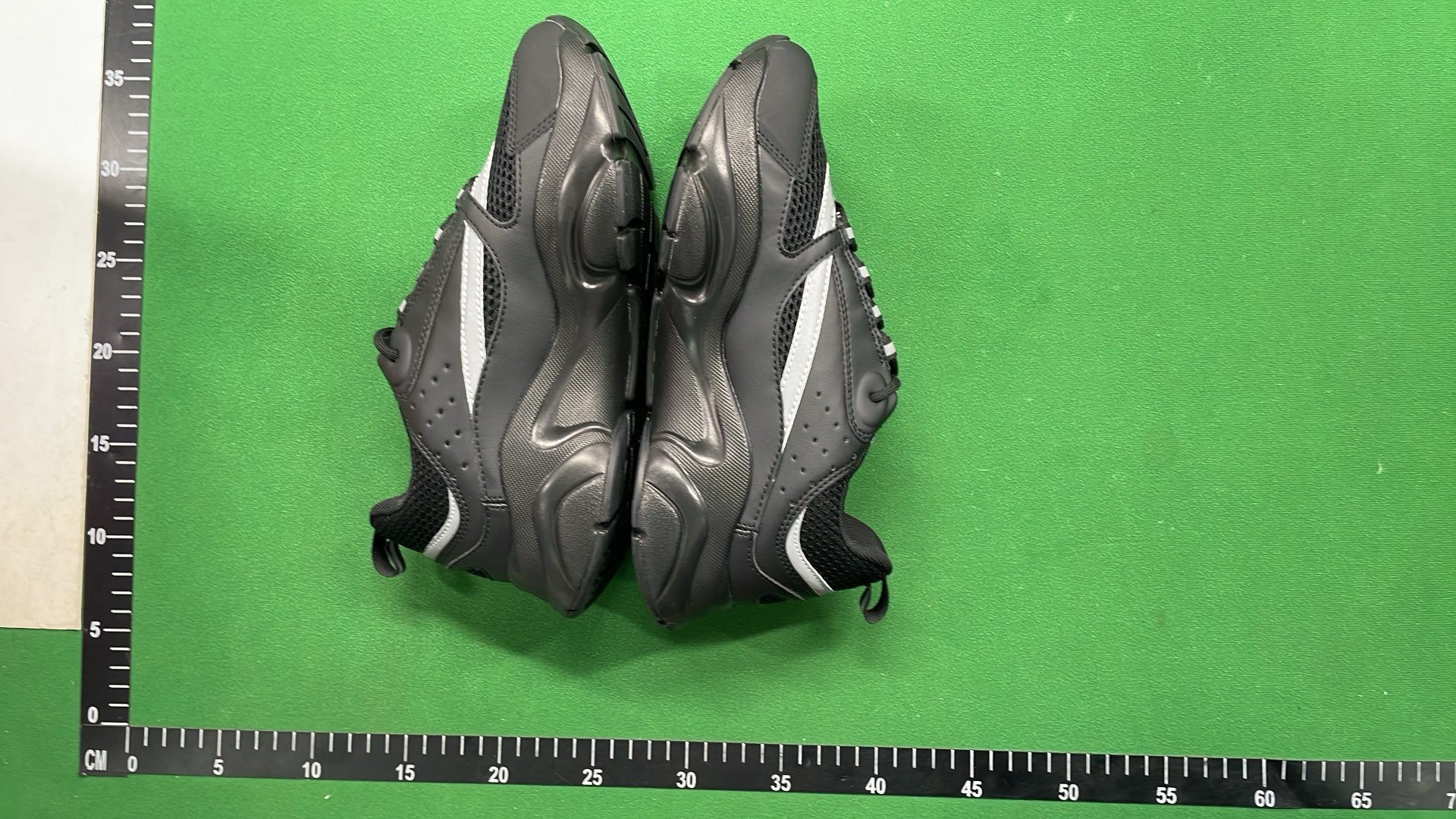 Dior Men's Sneakers - Black, White & Gray Sporty Fashion Shoes
